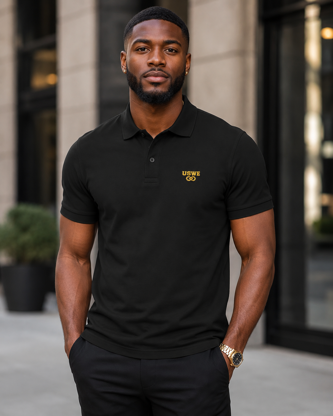 USWE Gold Infiniti Link Polo