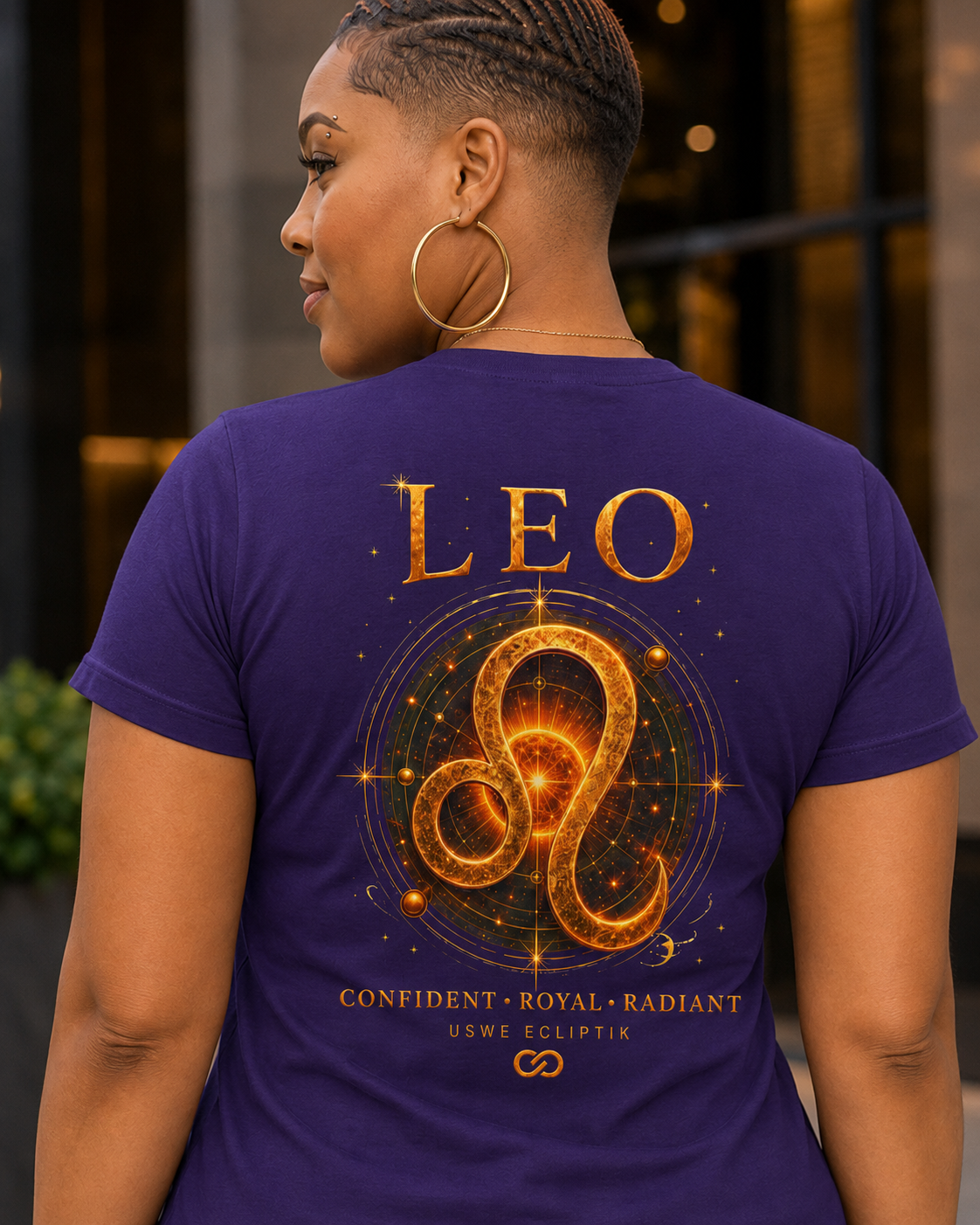 Queen Leo T‑Shirt USWE Ecliptik (Confident • Regal • Radiant)