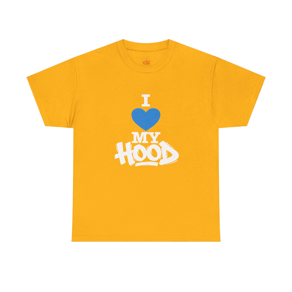 I Love My Hood T-Shirt — USWE Grafitti Blue Heart
