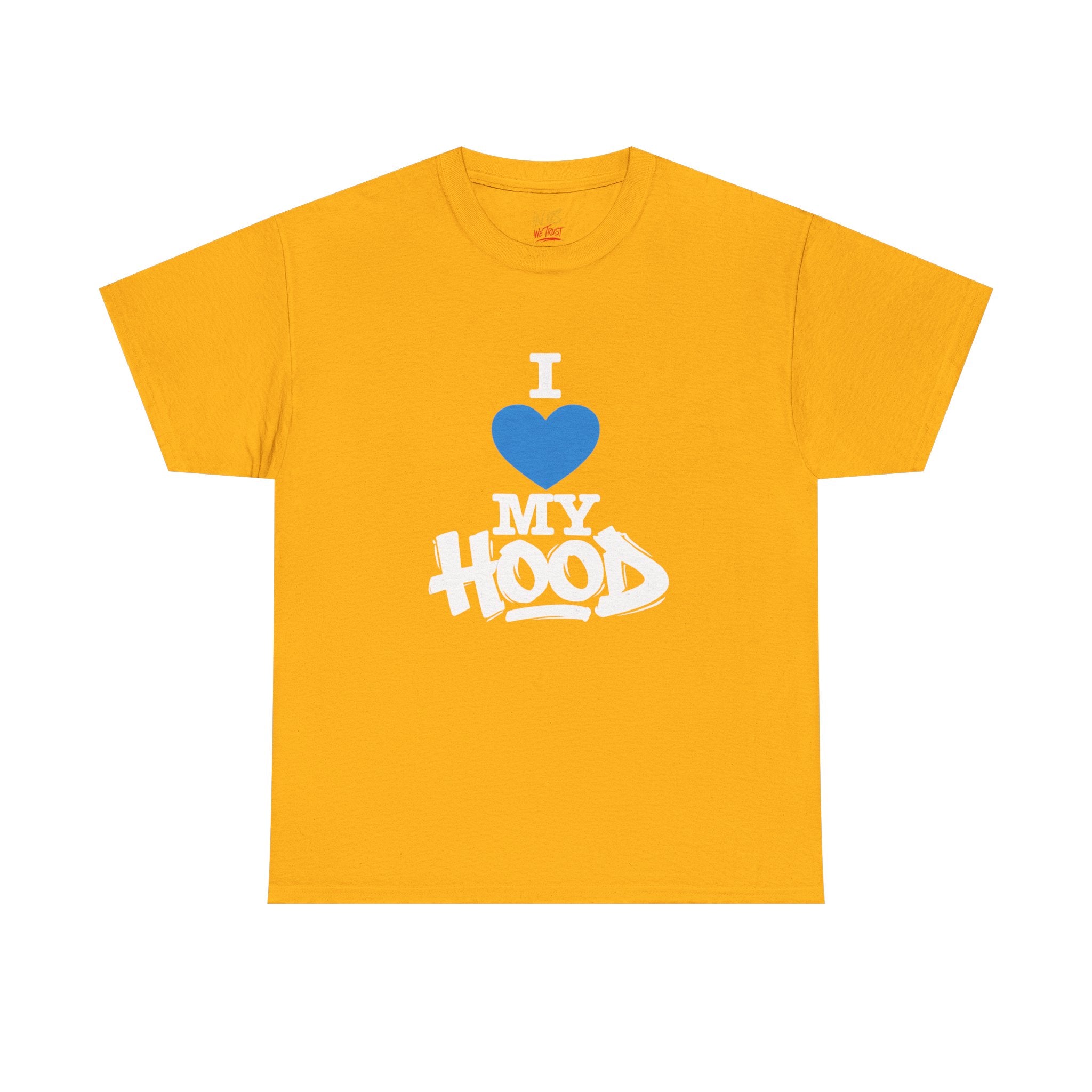 I Love My Hood T-Shirt — USWE Grafitti Blue Heart