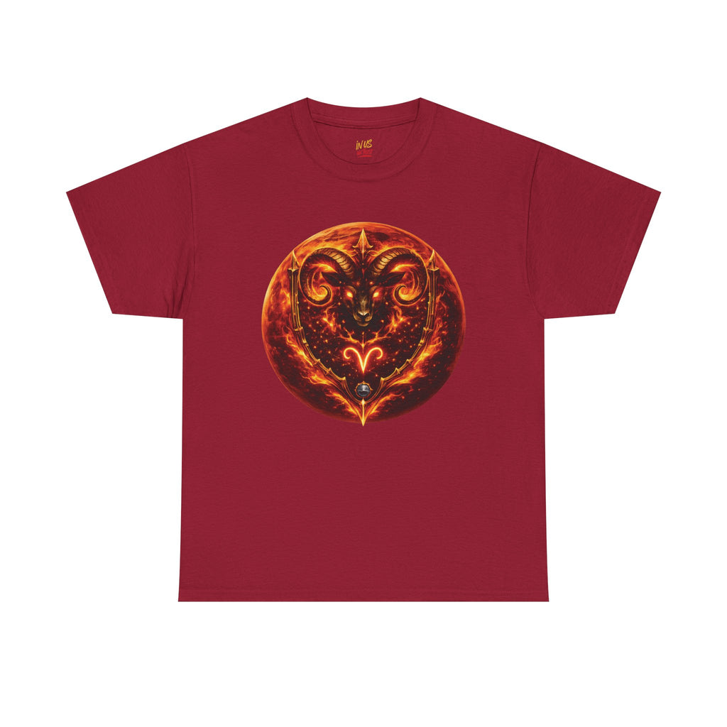 USWE Fiery Aries Ram Graphic Tee | Zodiac Astrology Shirt