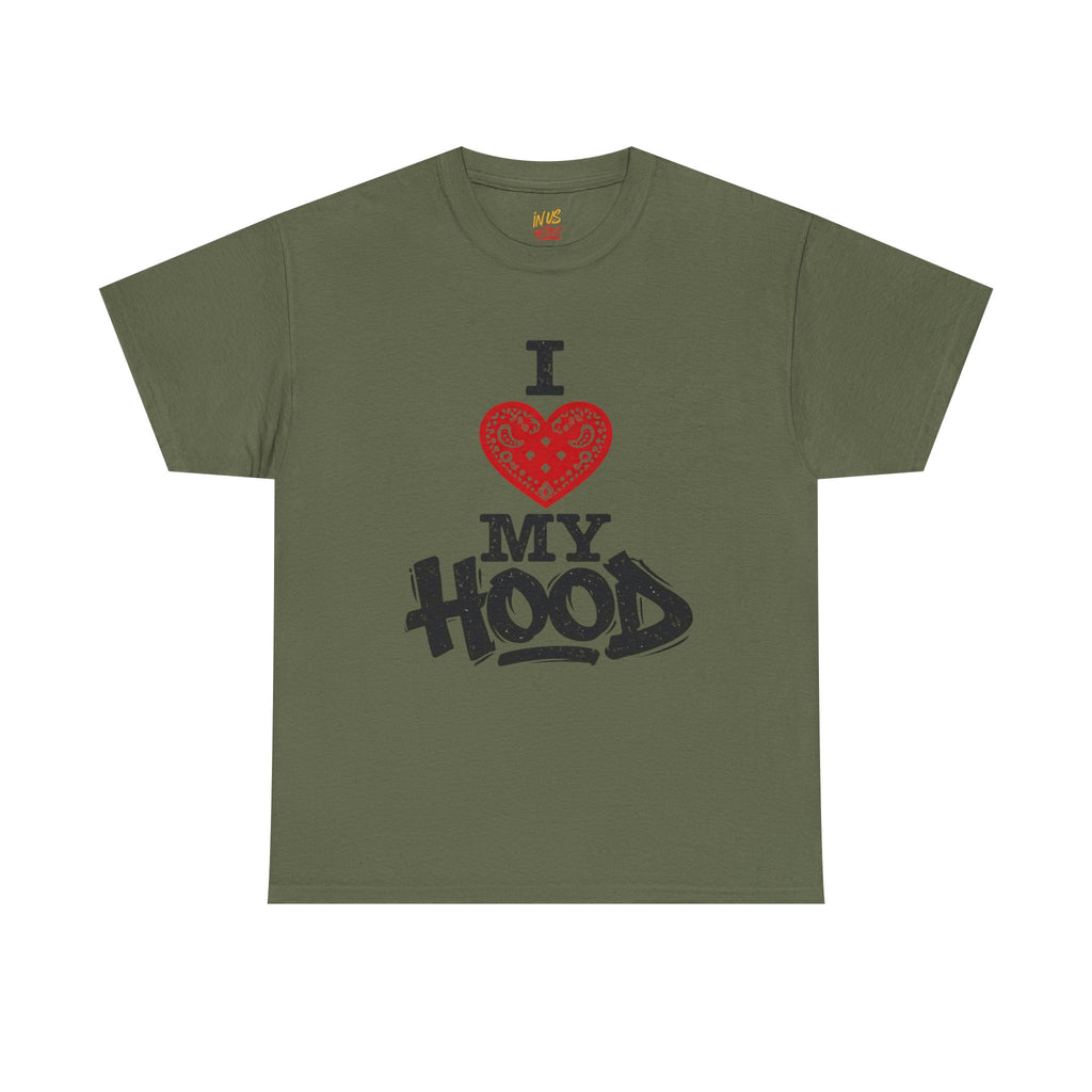 I Heart My Hood Red PaisleyT-Shirt — USWE Grafitti