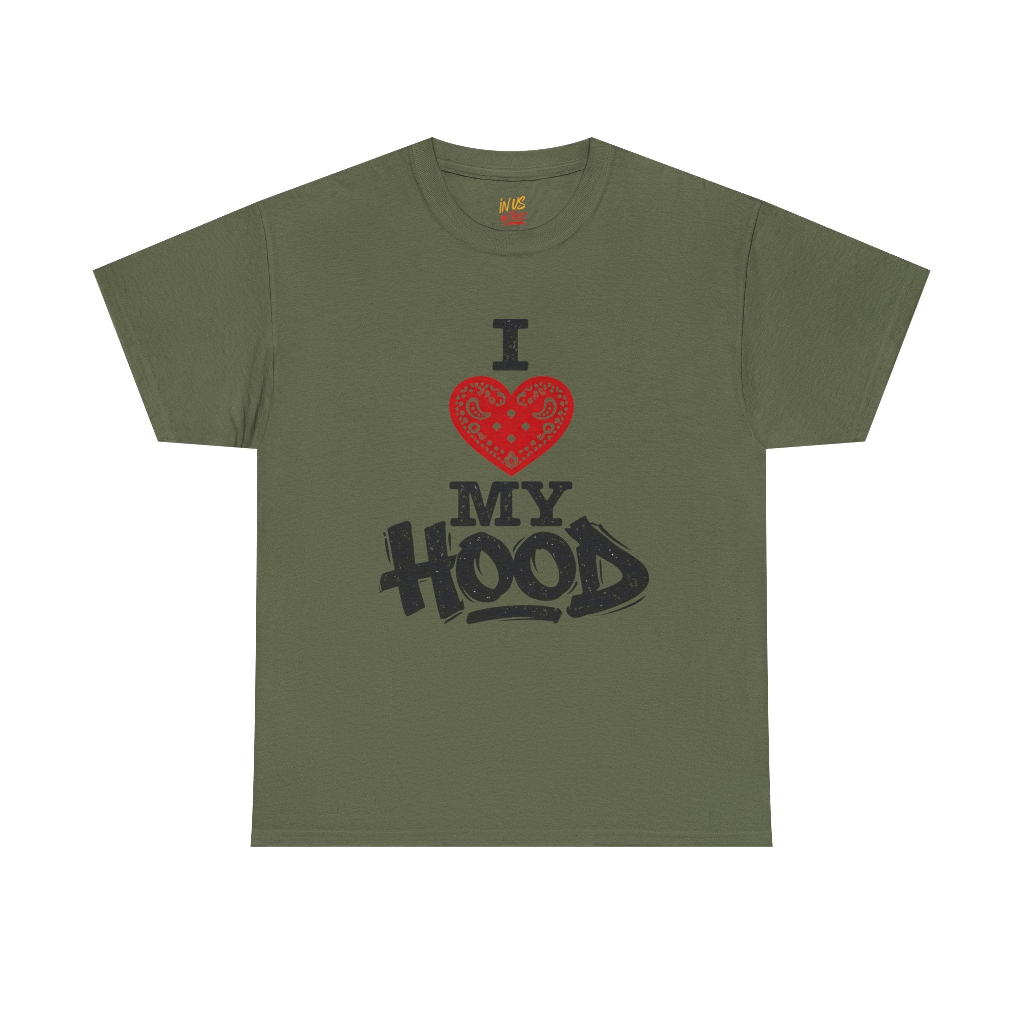 I Heart My Hood Red PaisleyT-Shirt — USWE Grafitti
