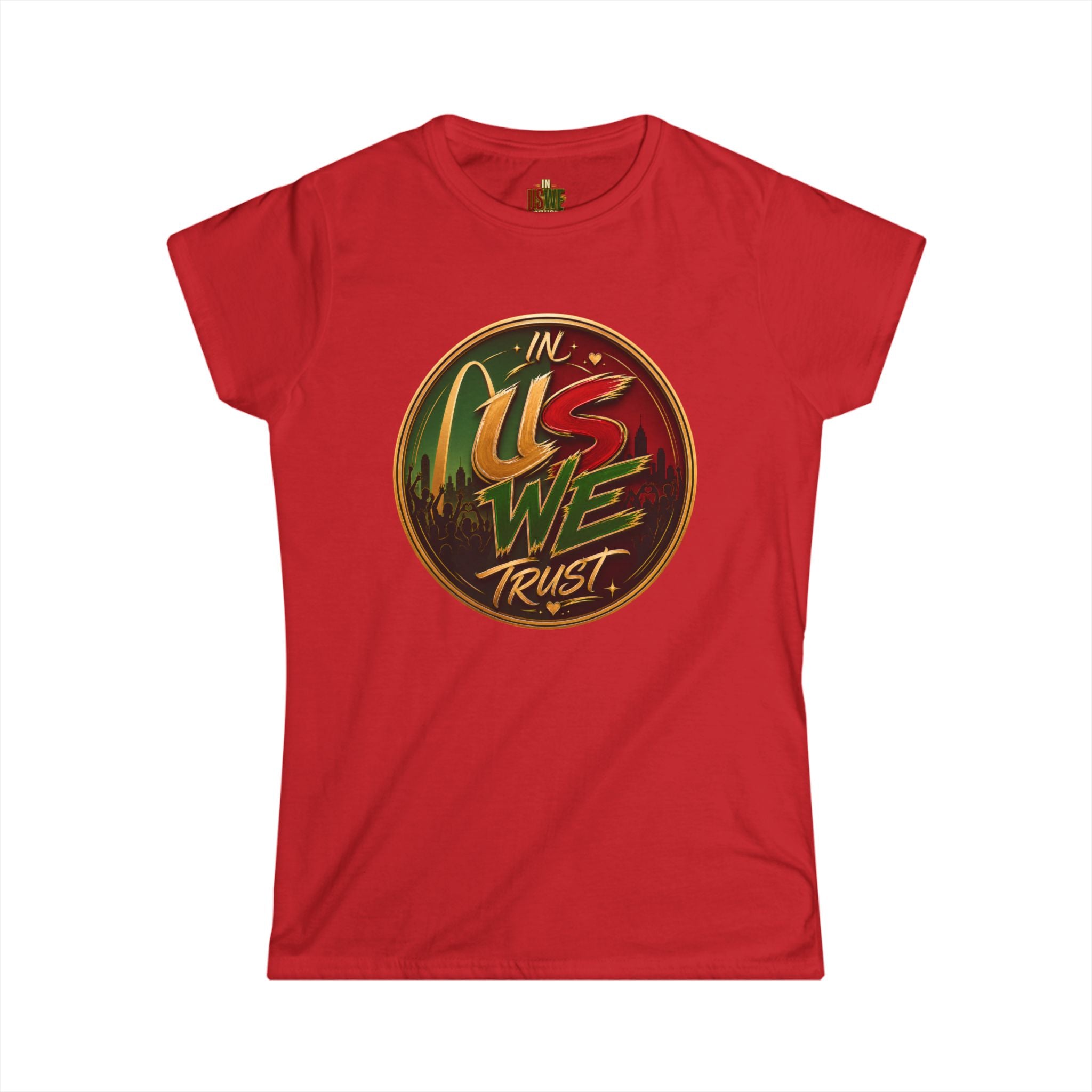 Womens In Us We Trust Heritage seal — "Trust the Motion"