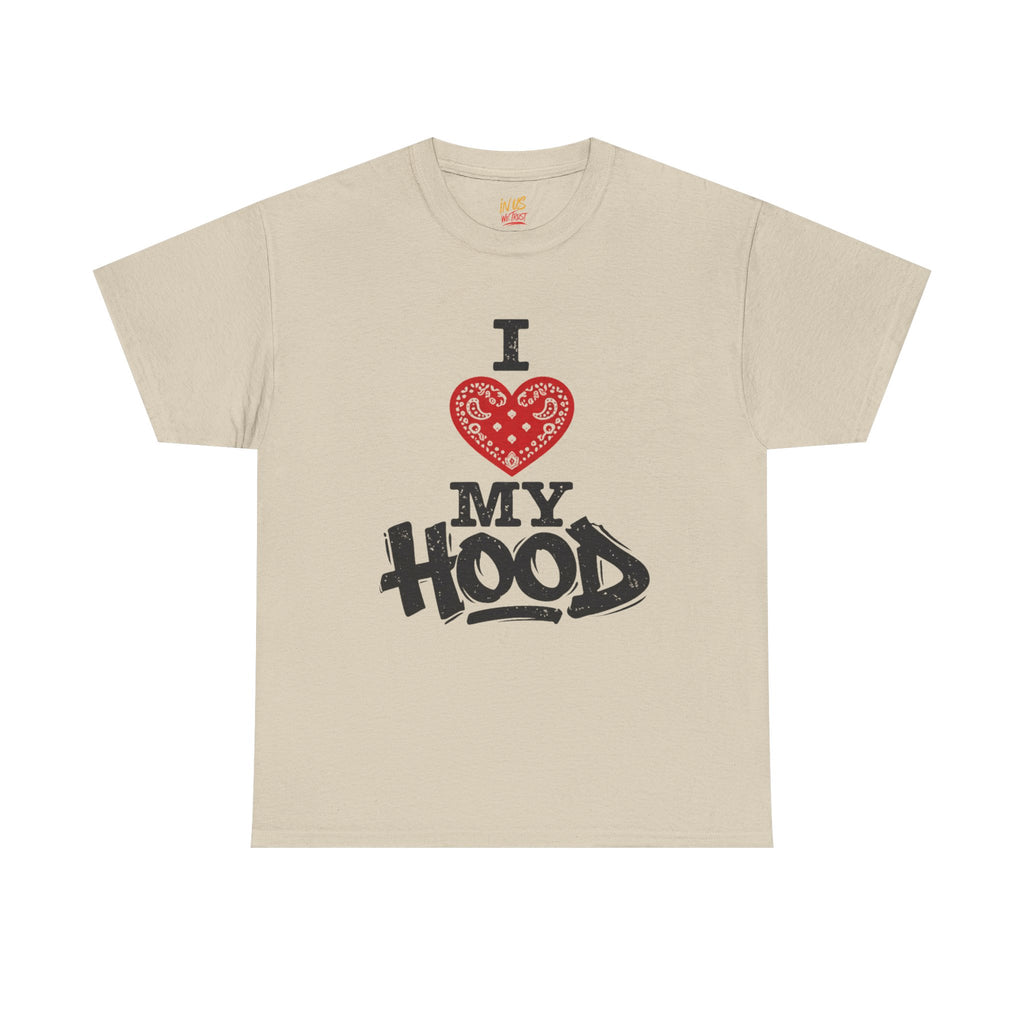 I Heart My Hood Red PaisleyT-Shirt — USWE Grafitti