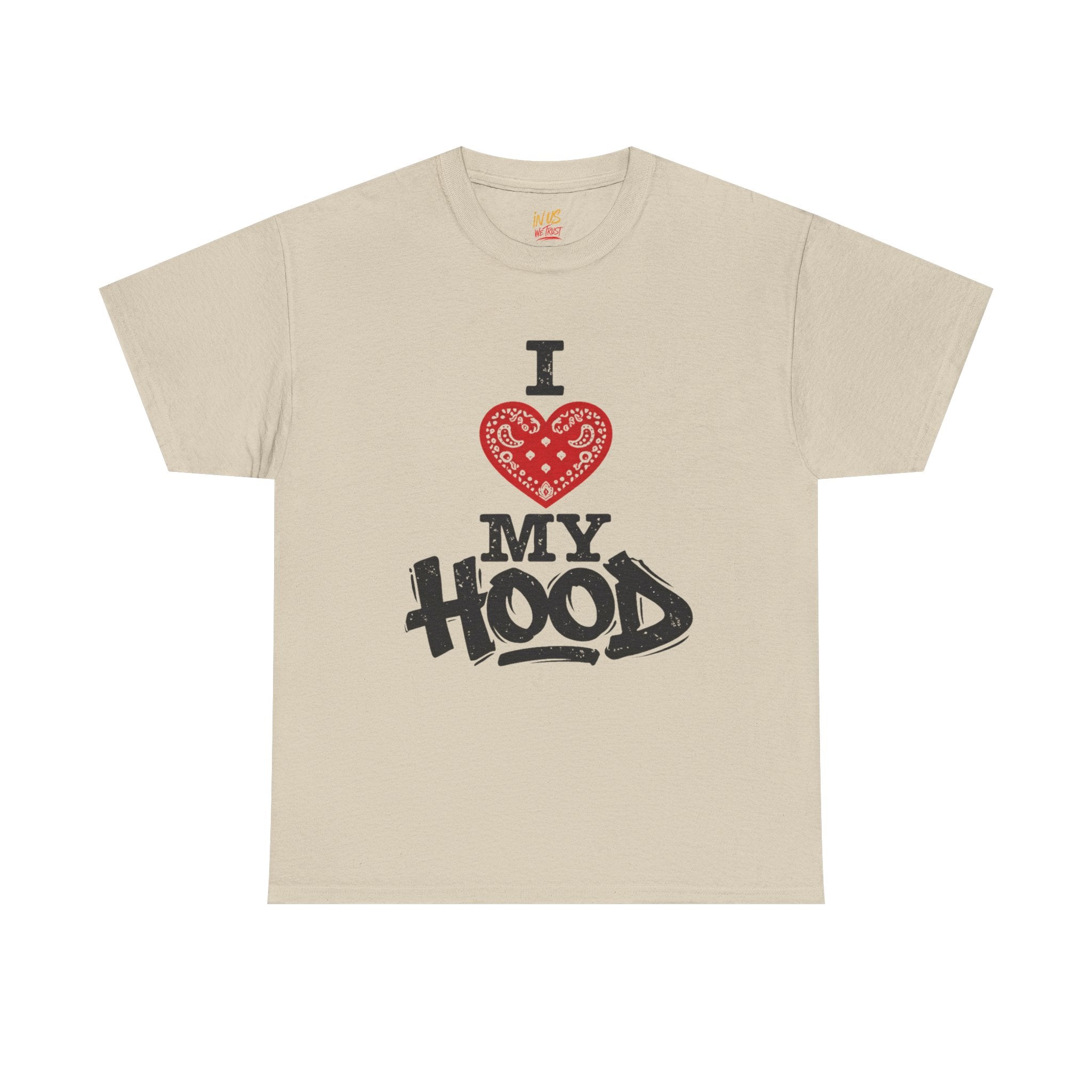 I Heart My Hood Red PaisleyT-Shirt — USWE Grafitti