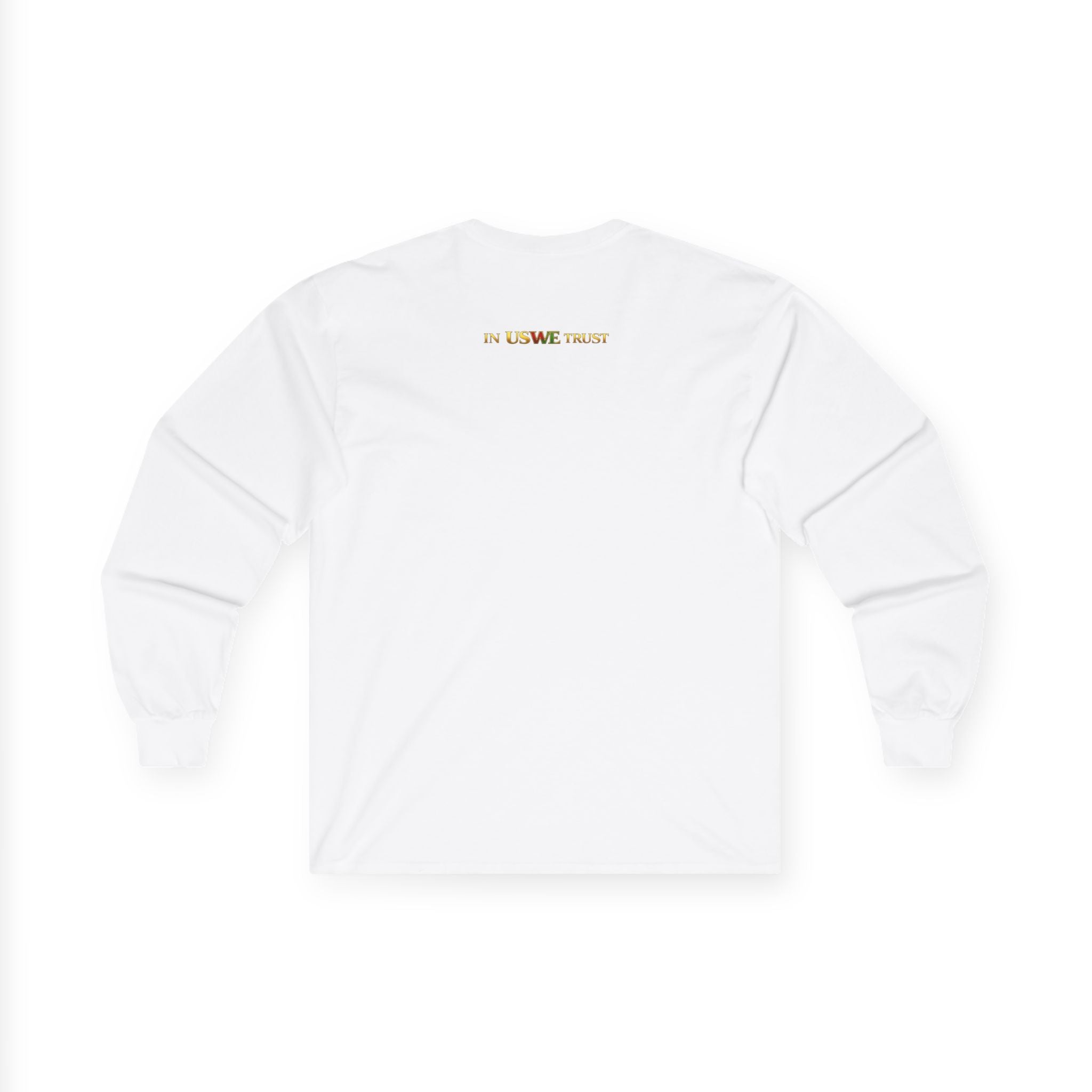 In USWE Trust Coin Graphic Long Sleeve Tee | Vintage Token Design