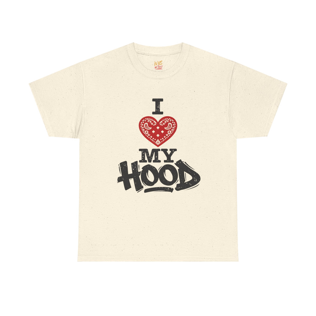 I Heart My Hood Red PaisleyT-Shirt — USWE Grafitti