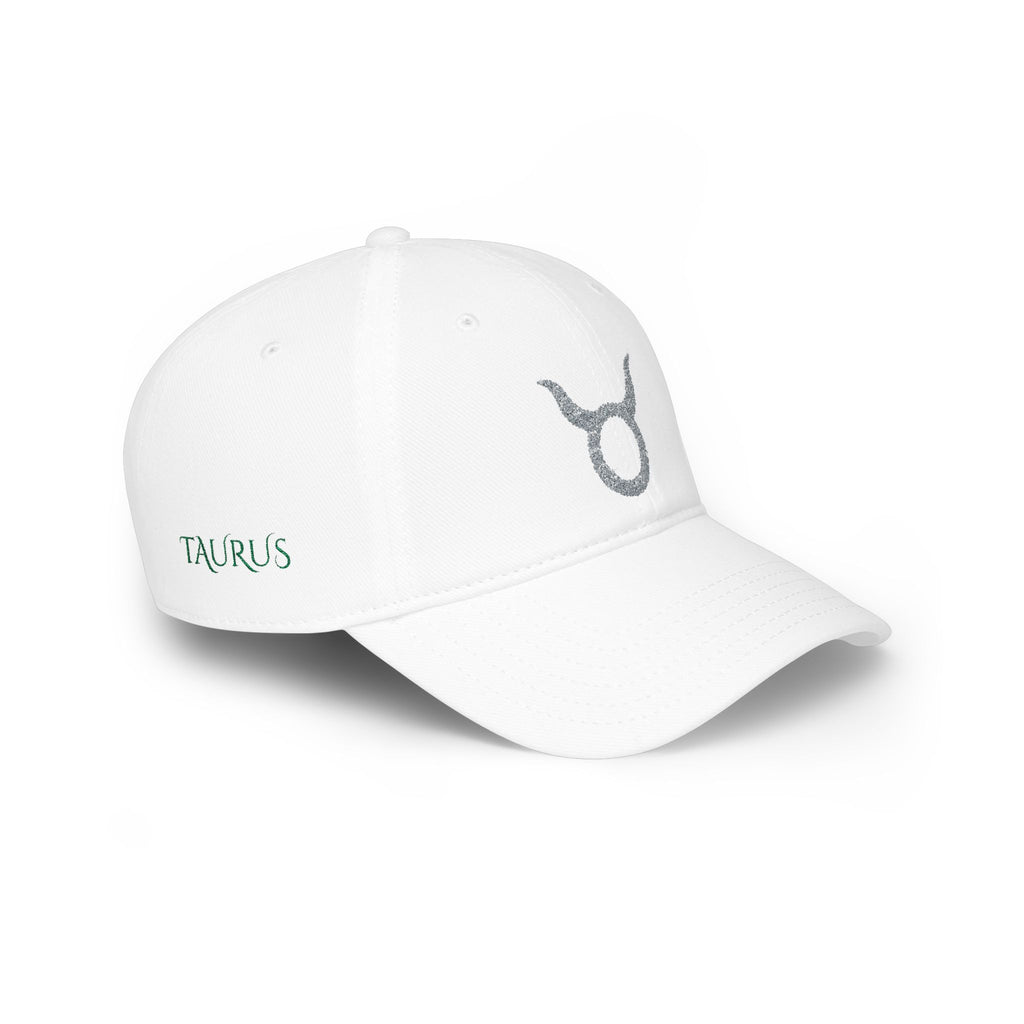 USWE Ecliptik Taurus Zodiac Baseball Cap — Glitter Bull Symbol Low-Profile Hat