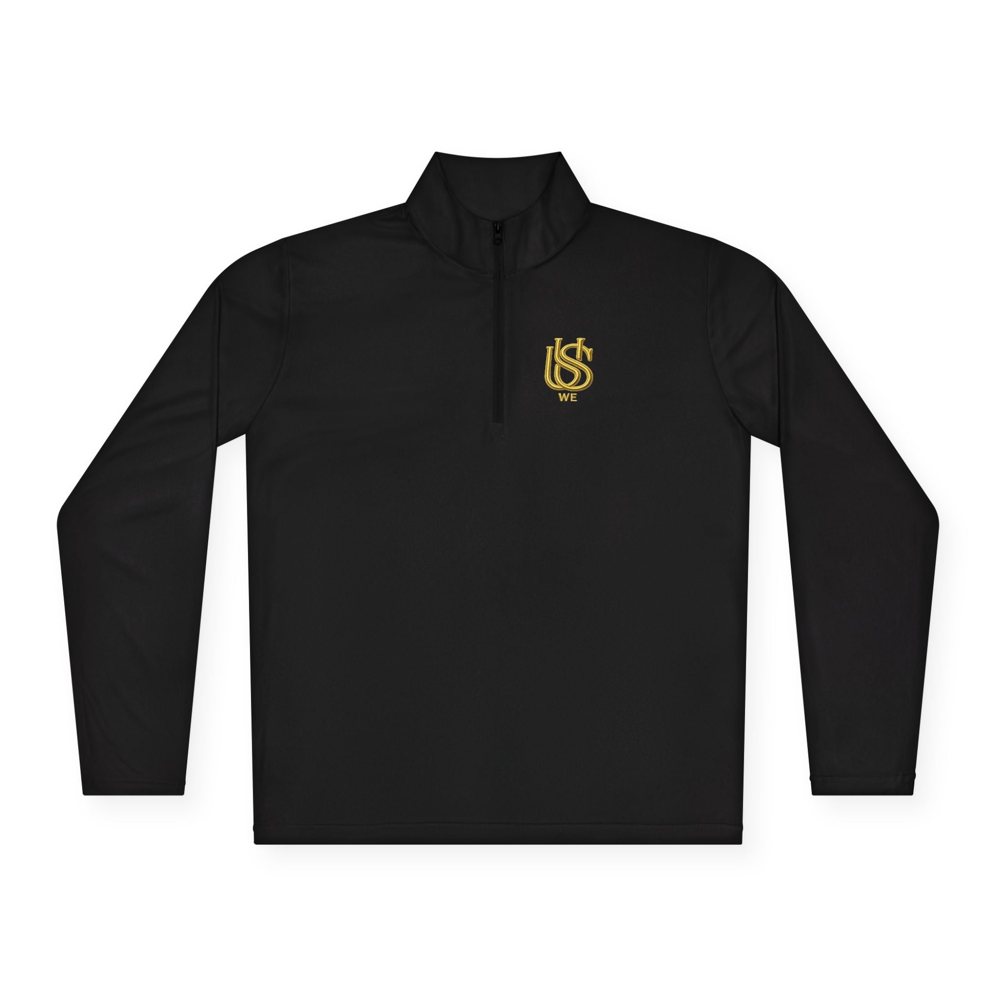 Gold USWE Logo Quarter-Zip Pullover