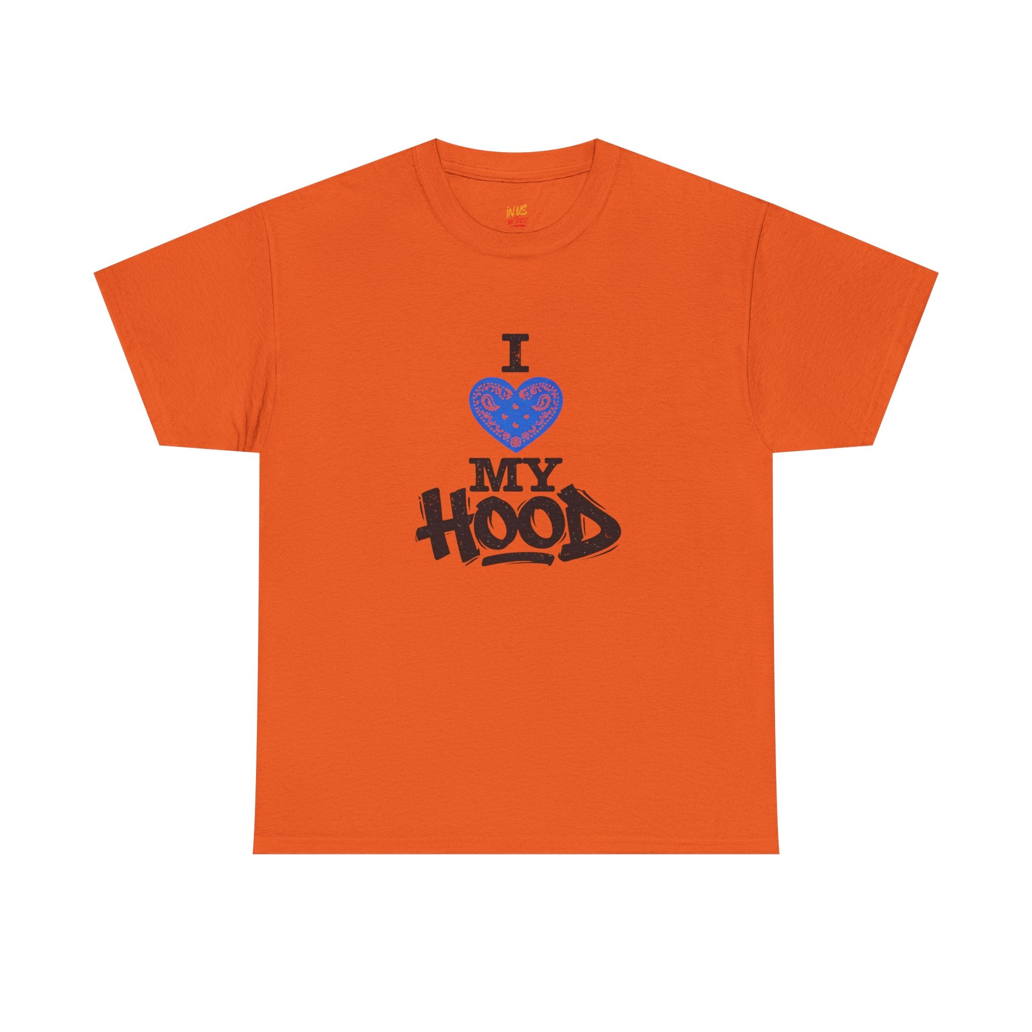I ❤️ My Hood T-Shirt Blue— Urban Neighborhood Pride Tee