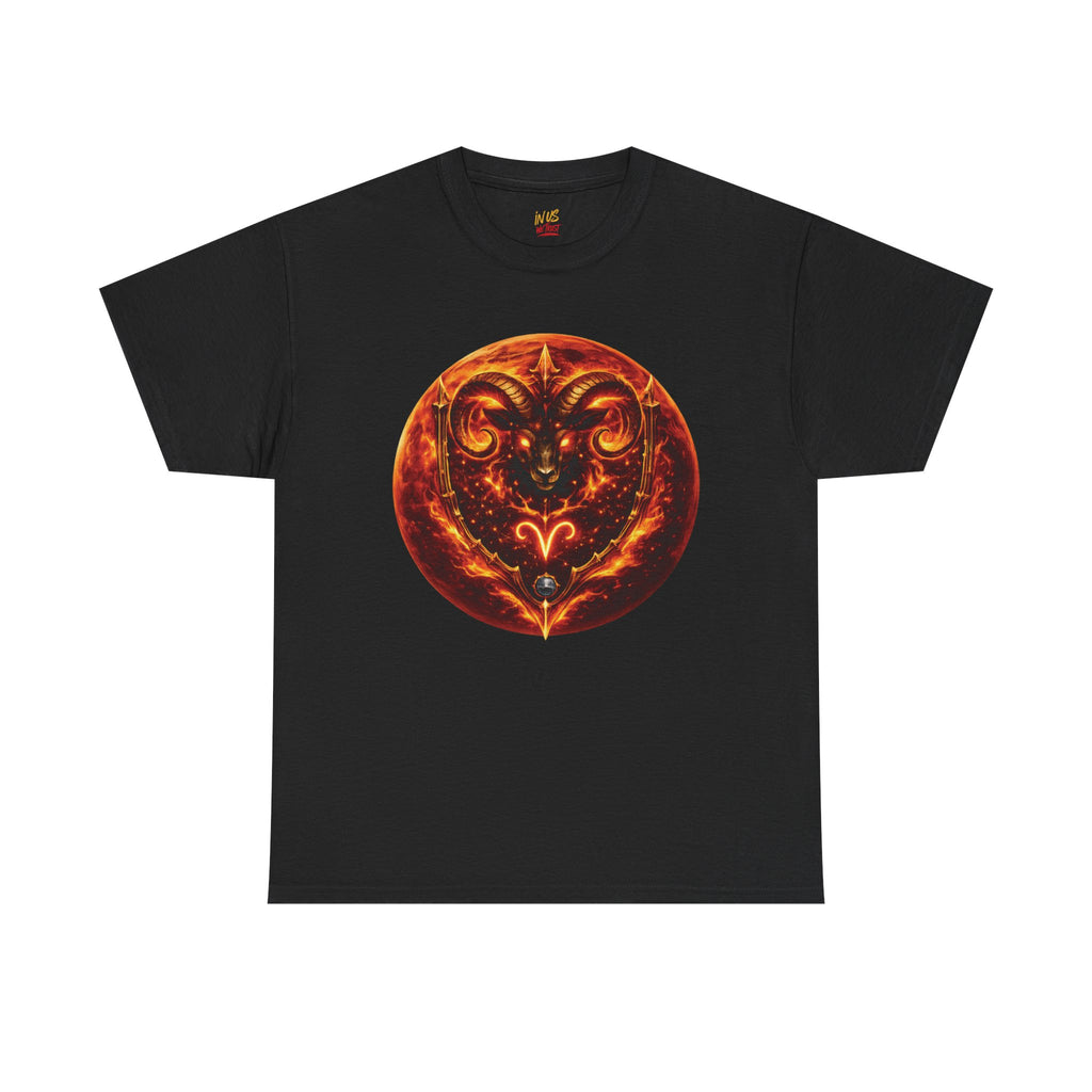 USWE Fiery Aries Ram Graphic Tee | Zodiac Astrology Shirt