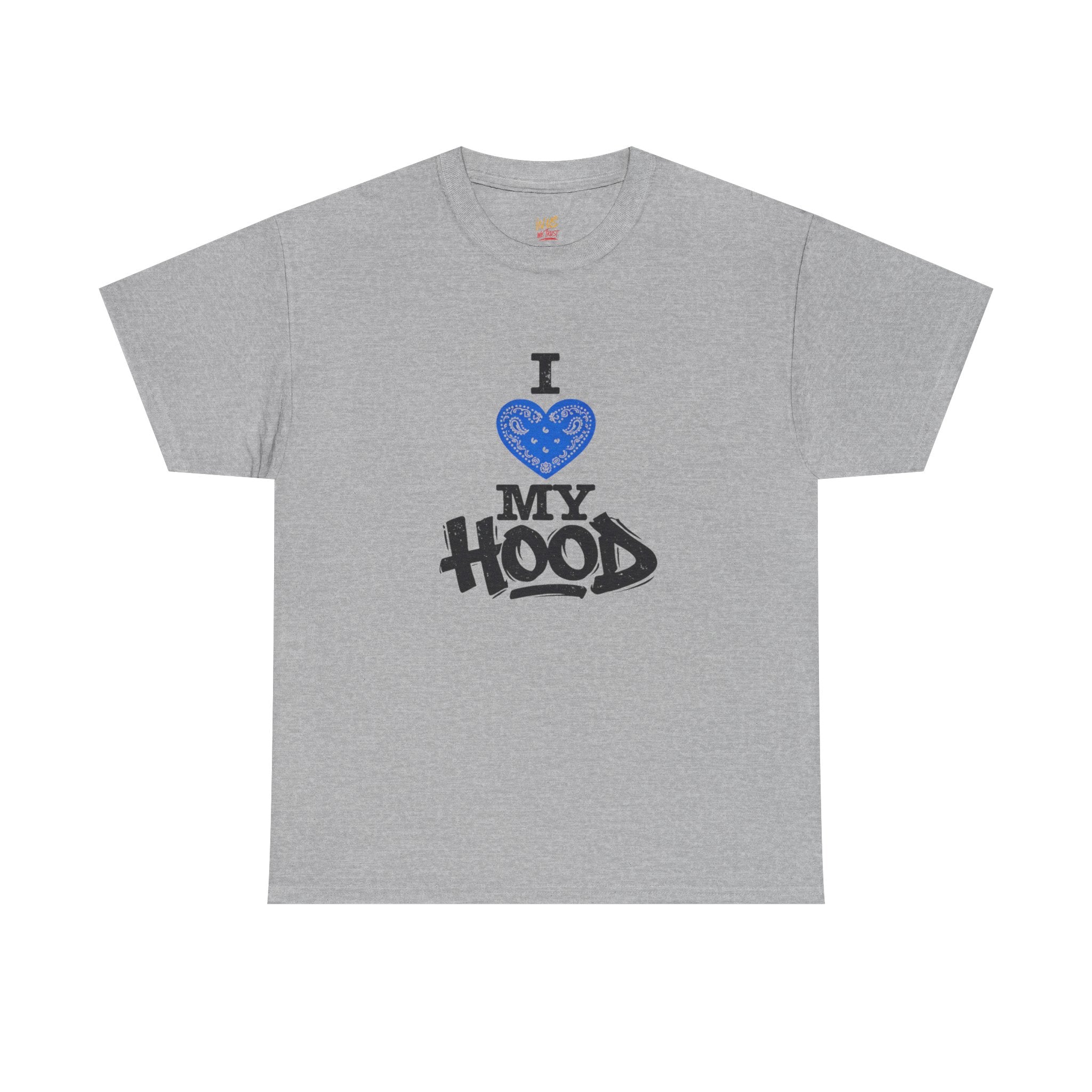I ❤️ My Hood T-Shirt Blue— Urban Neighborhood Pride Tee