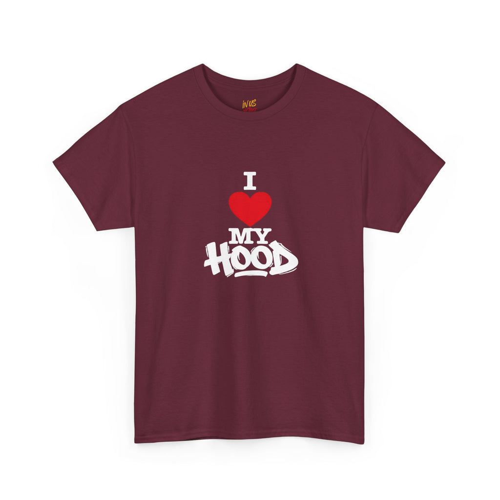 I Heart My Hood T-Shirt Wht Txt — USWE Graffiti