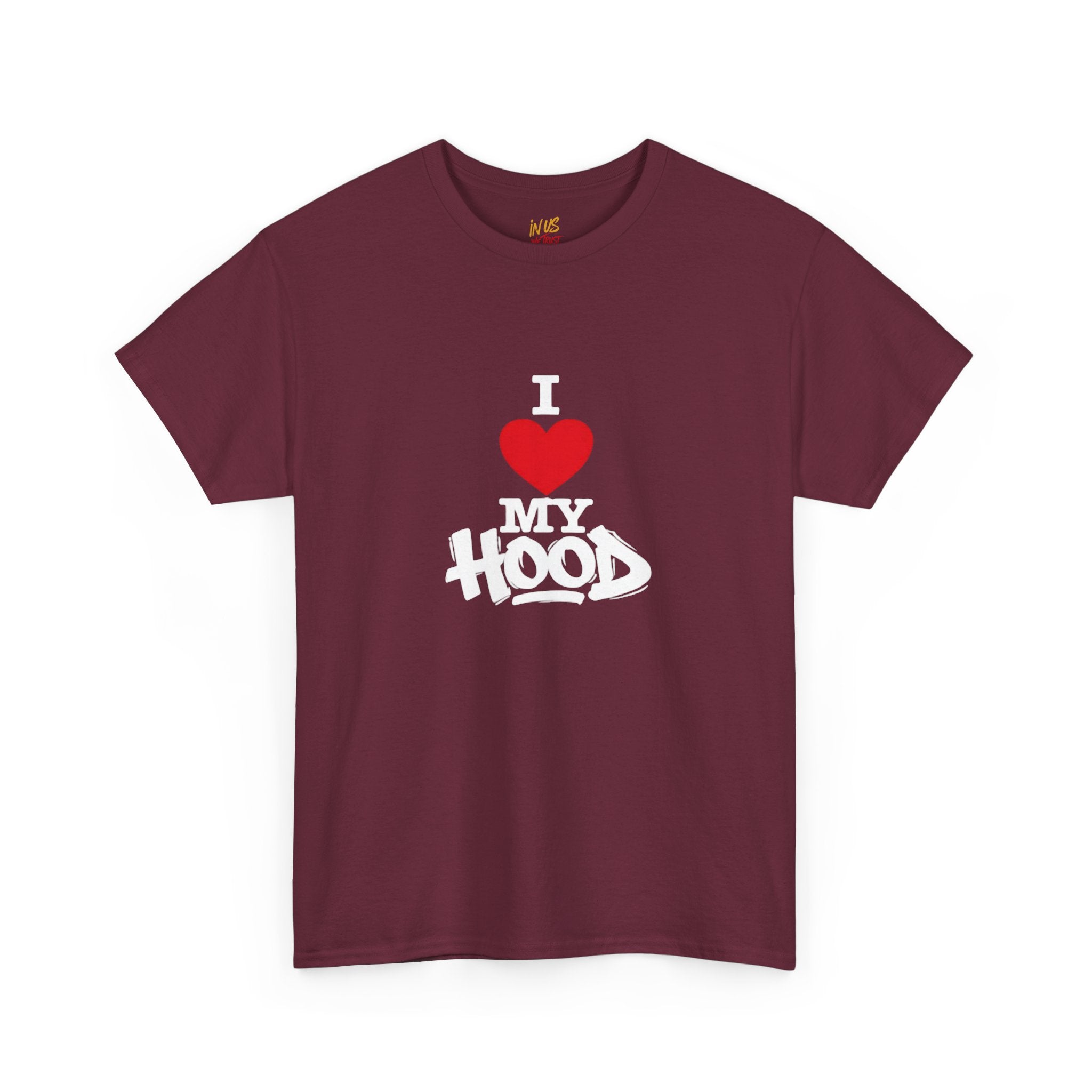 I Heart My Hood T-Shirt Wht Txt — USWE Graffiti