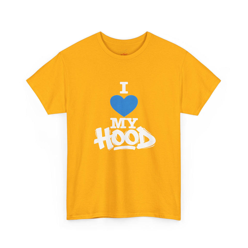 I Love My Hood T-Shirt — USWE Grafitti Blue Heart