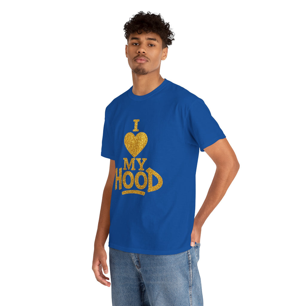 I Heart My Hood T-Shirt — USWE Graffiti Gold