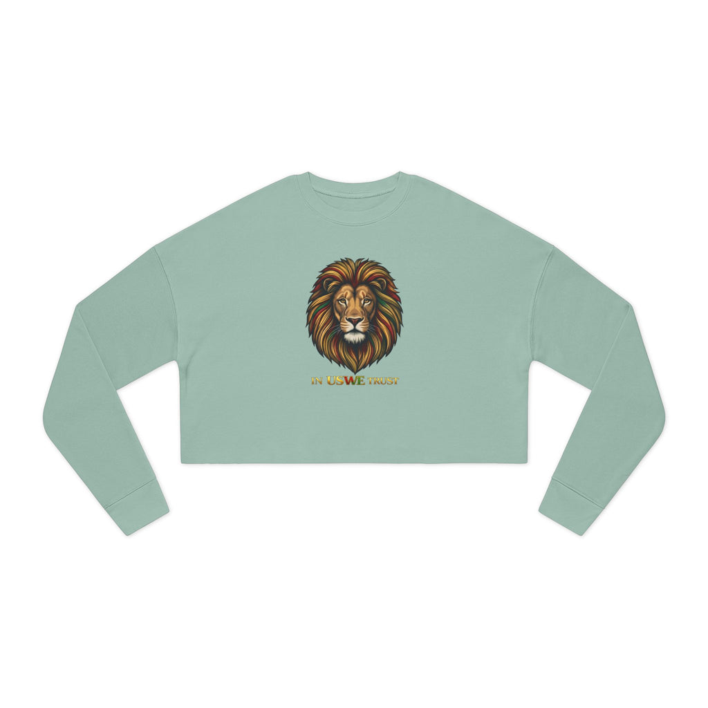 In USWE Trust Lion Head Cropped Sweatshirt —