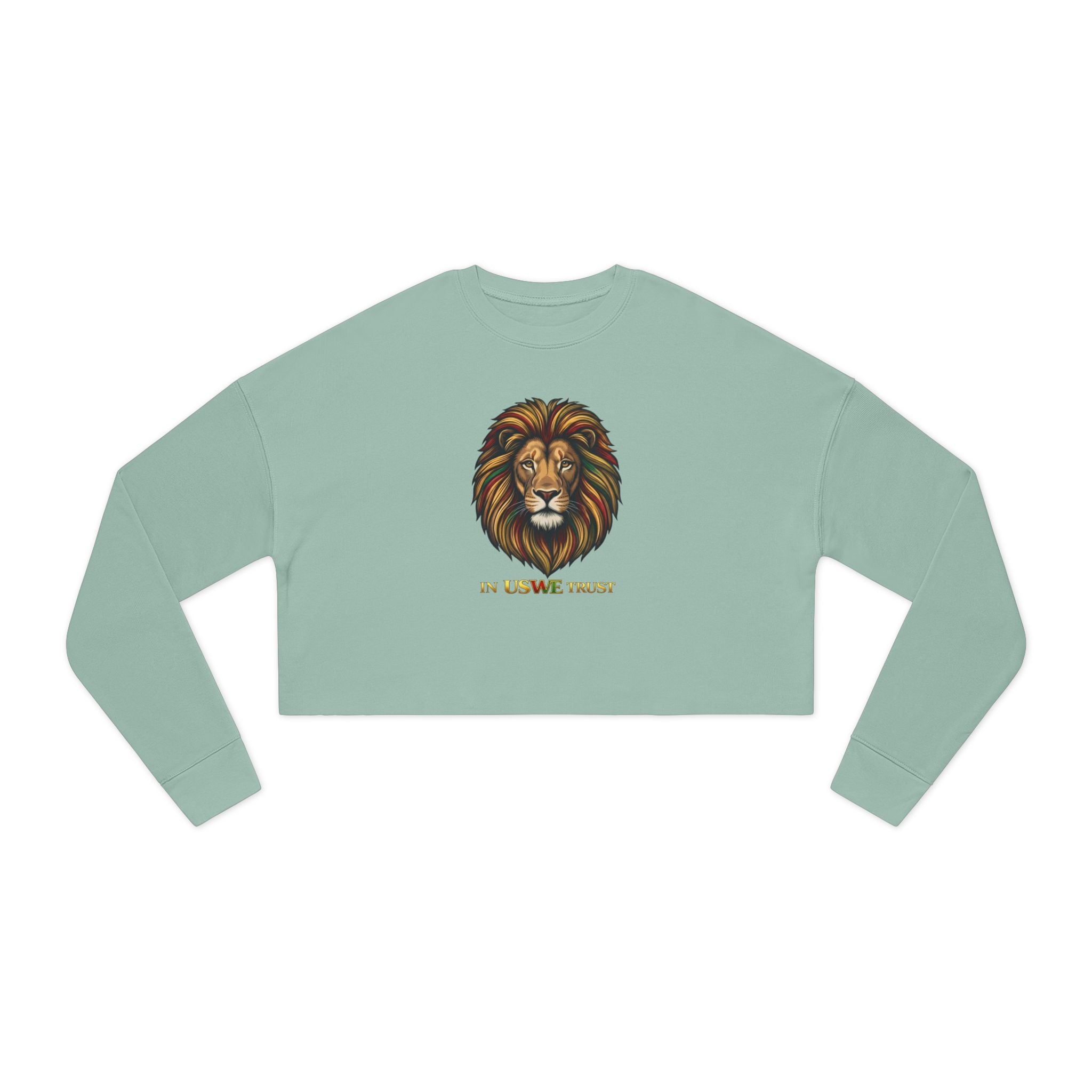 In USWE Trust Lion Head Cropped Sweatshirt —