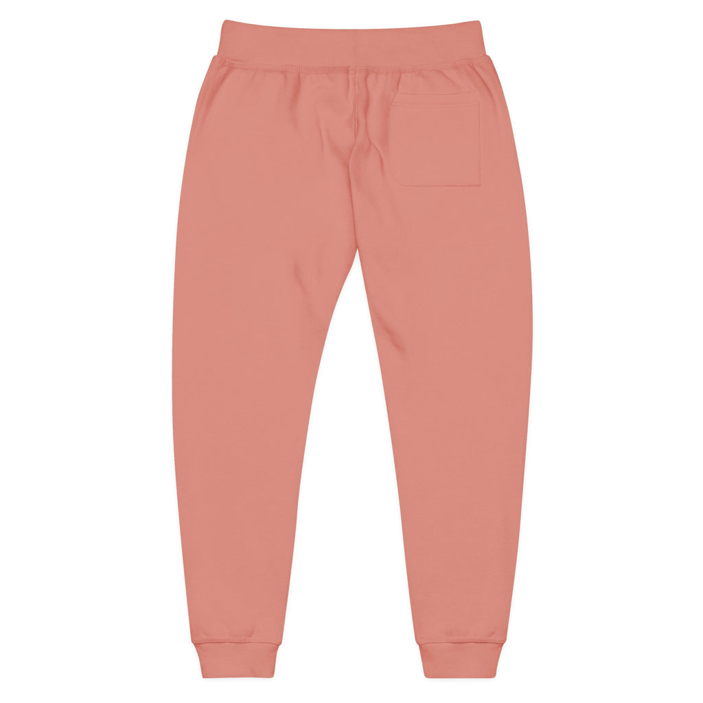 Embroidered USWE Gold Crest Sweatpants — Cozy Fleece Joggers