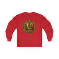 In USWE Trust Coin Graphic Long Sleeve Tee | Vintage Token Design