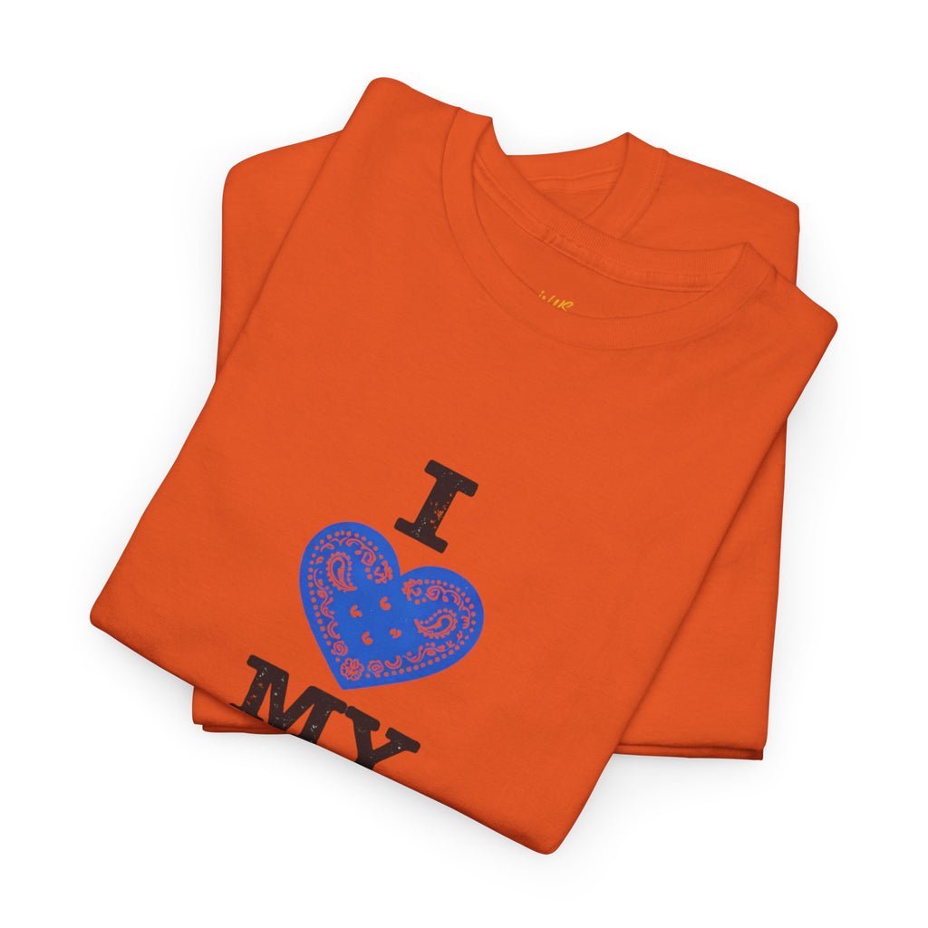 I ❤️ My Hood T-Shirt Blue— Urban Neighborhood Pride Tee
