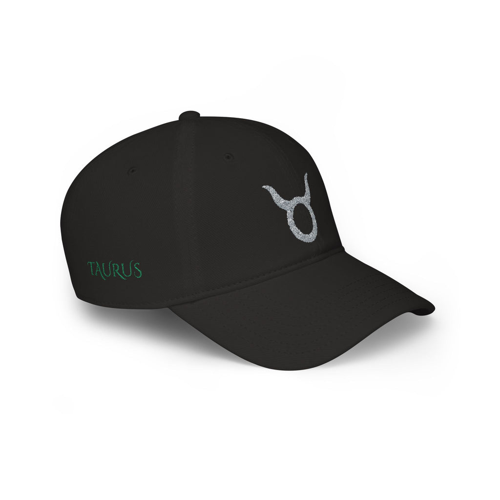 USWE Ecliptik Taurus Zodiac Baseball Cap — Glitter Bull Symbol Low-Profile Hat