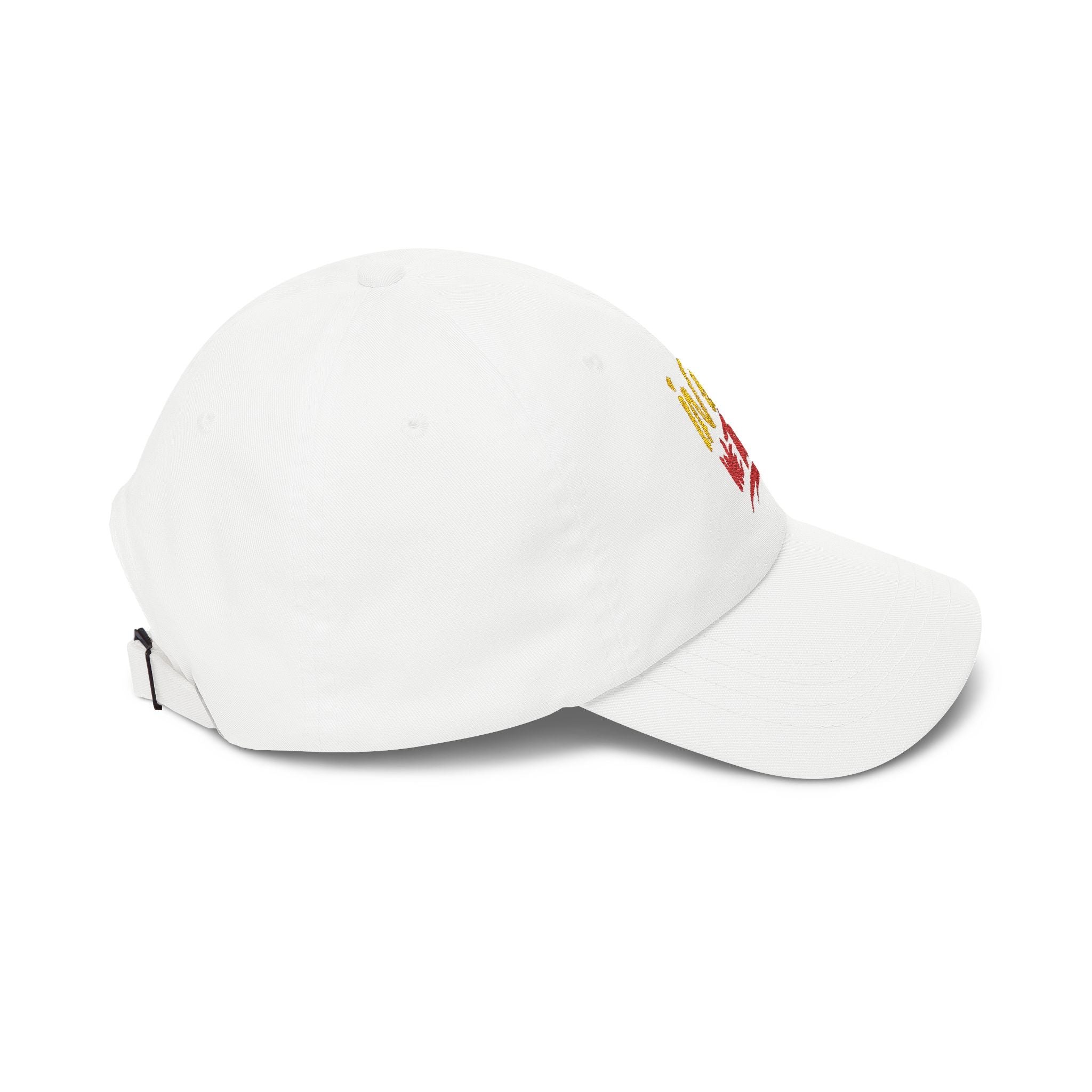 Dad Cap — "In Us We Trust" Embroidered White Baseball Hat