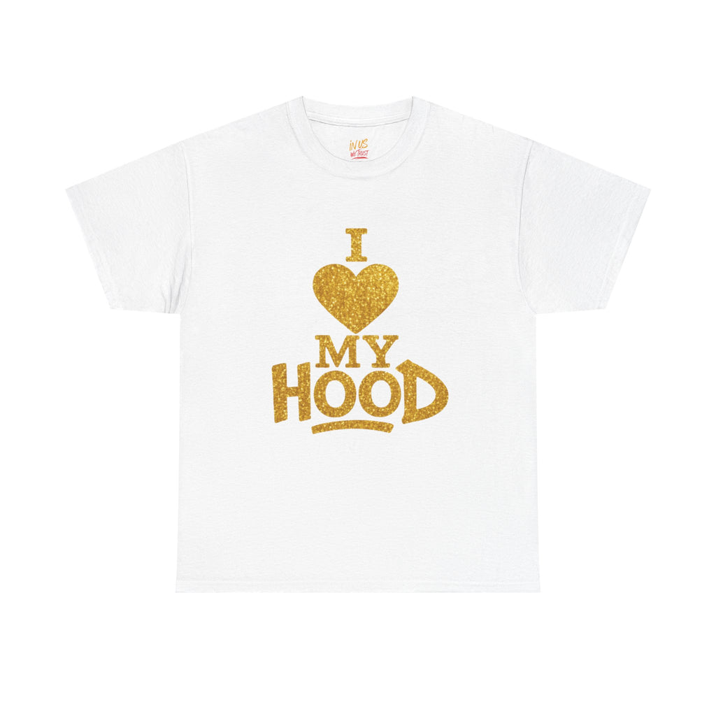 I Heart My Hood T-Shirt — USWE Graffiti Gold