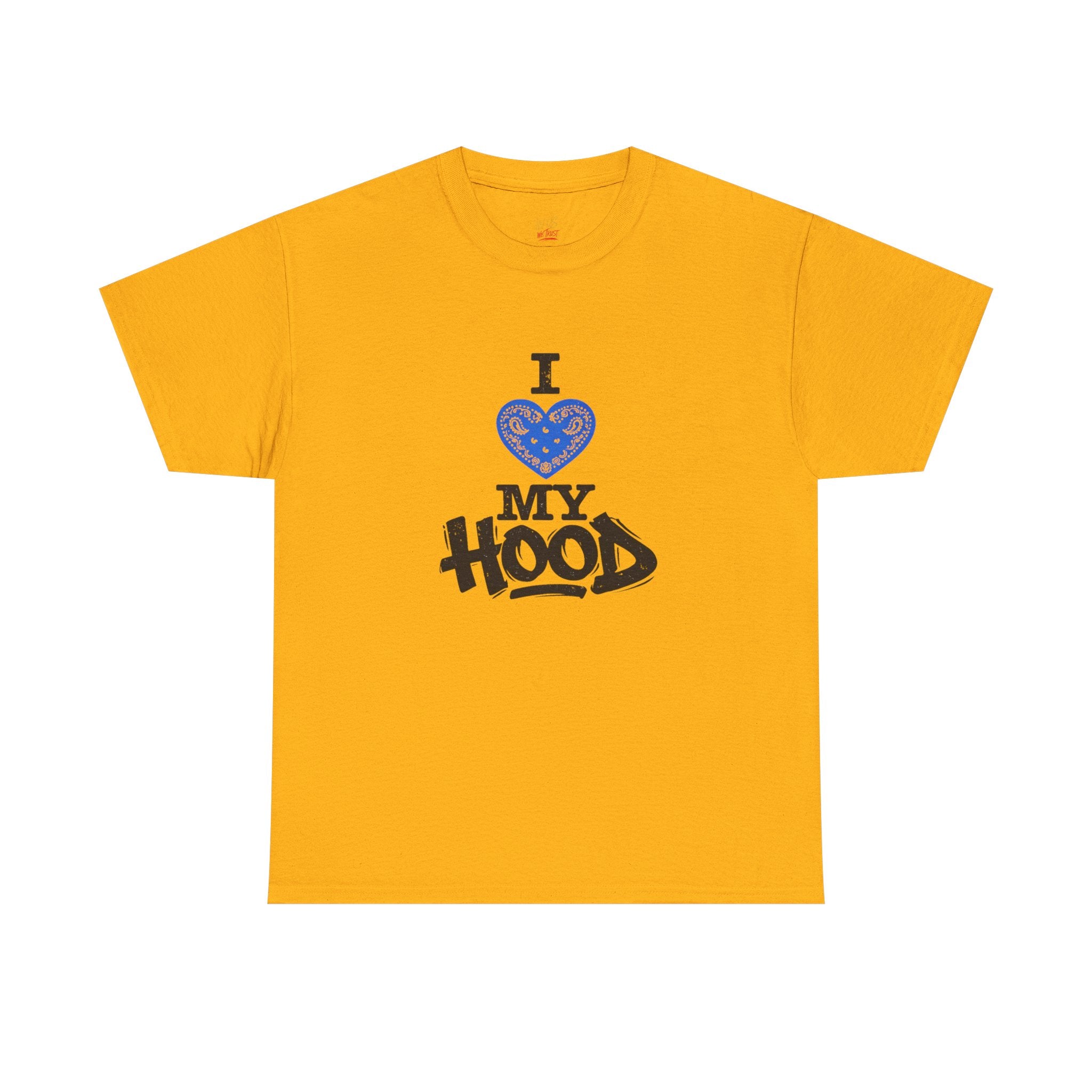I ❤️ My Hood T-Shirt Blue— Urban Neighborhood Pride Tee