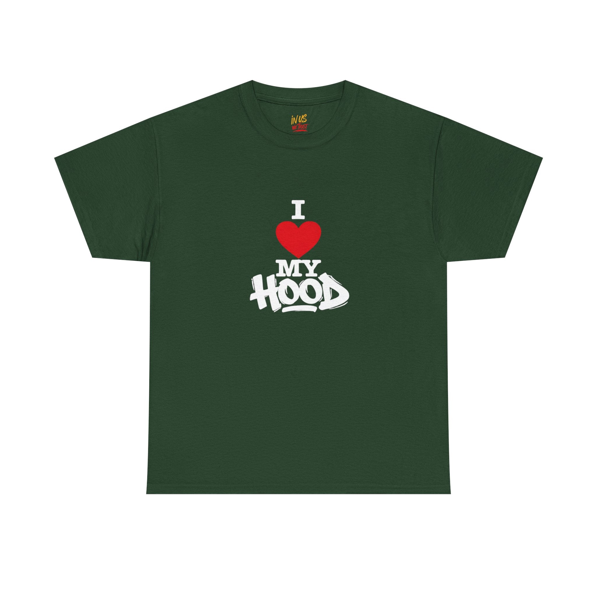 I Heart My Hood T-Shirt Wht Txt — USWE Graffiti