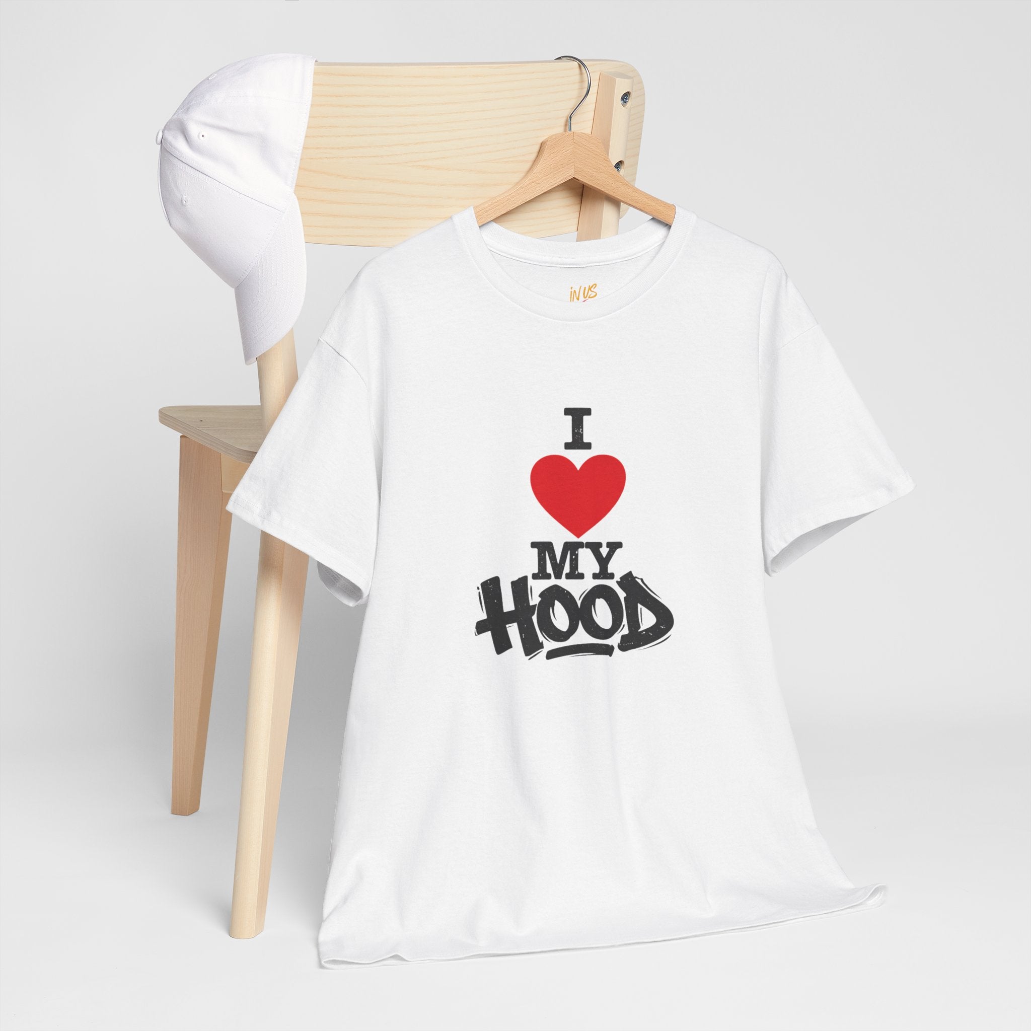 I Heart My Hood T-Shirt Blk Txt— USWE Grafitti