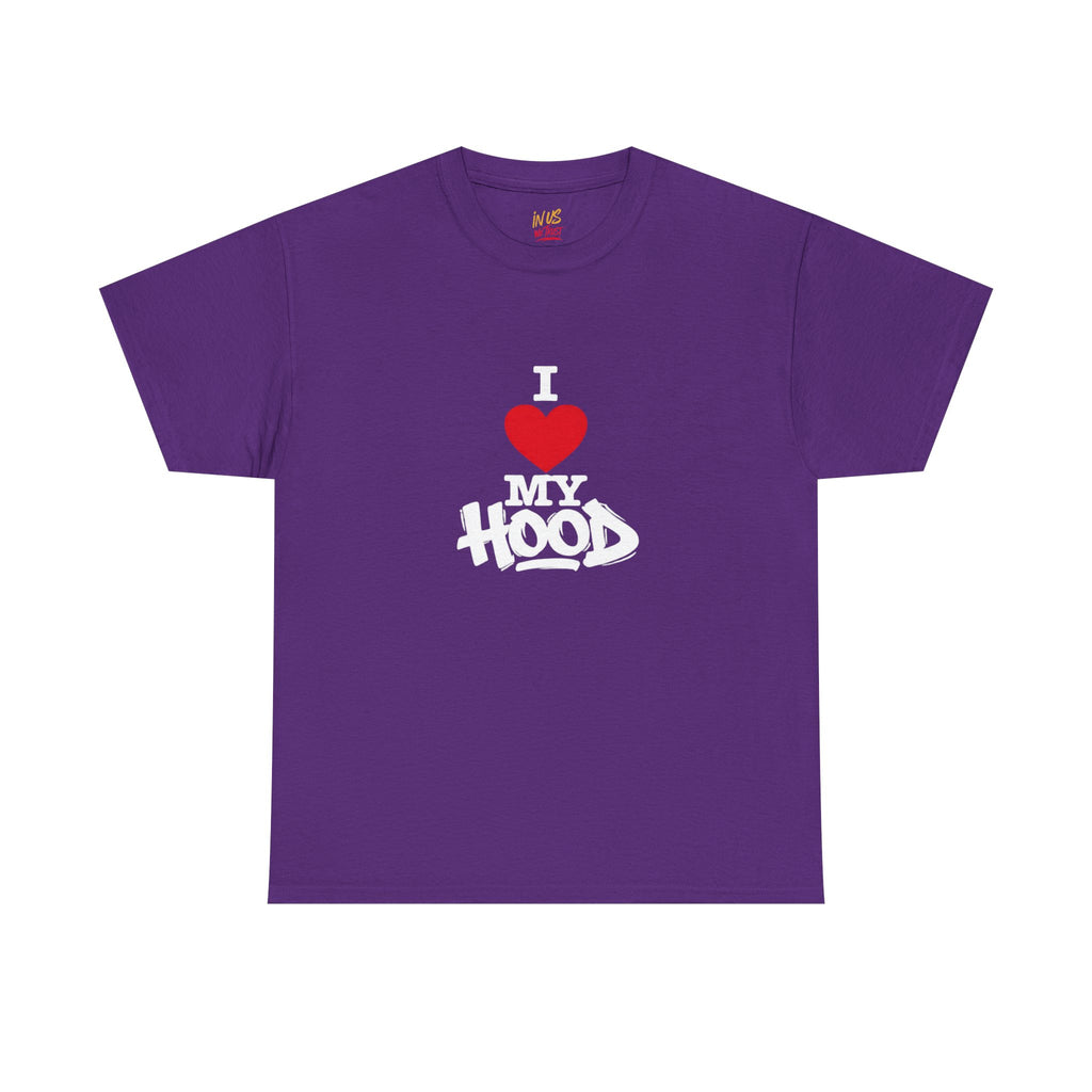 I Heart My Hood T-Shirt Wht Txt — USWE Graffiti