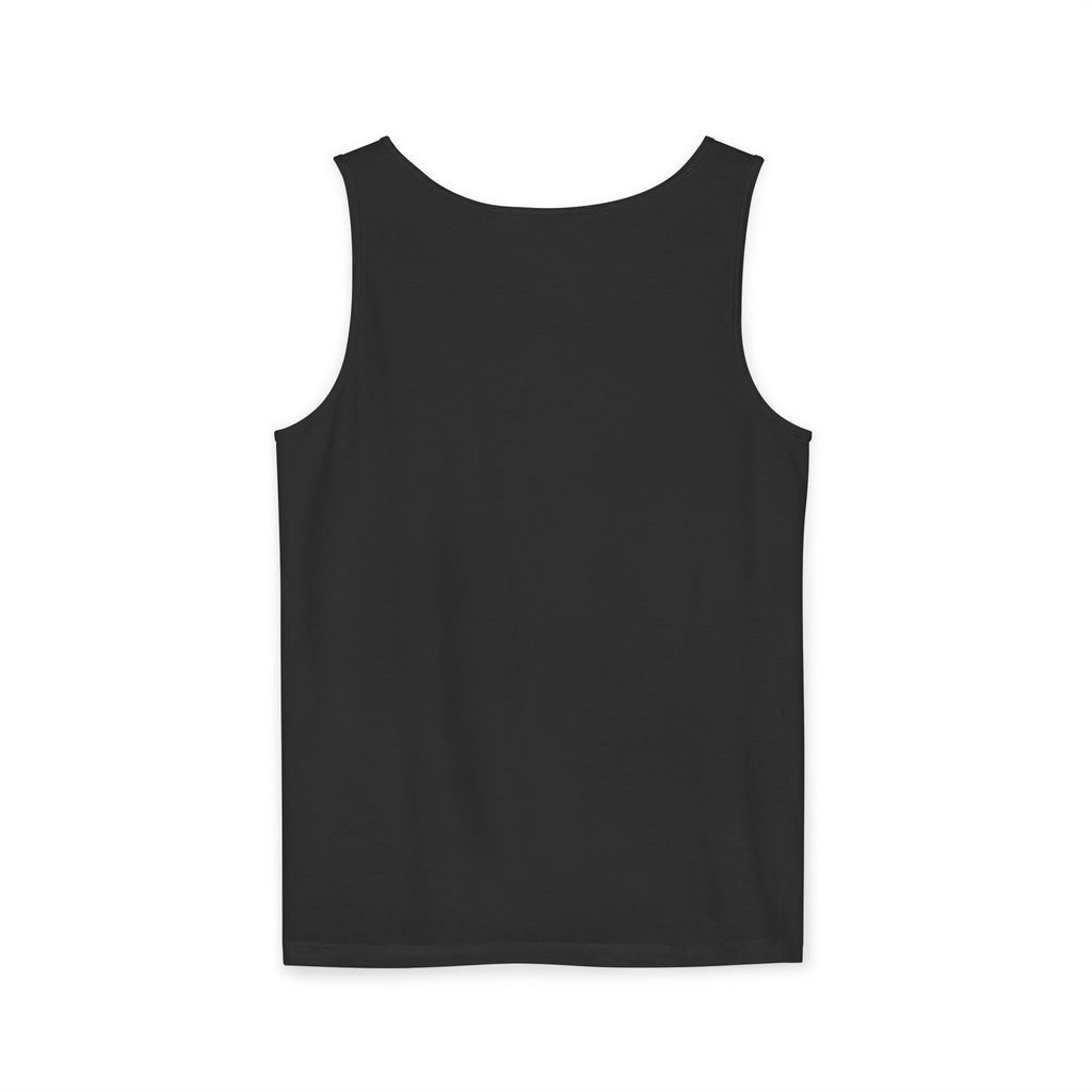 Regal Lion Head tank top | In Us We Trust text