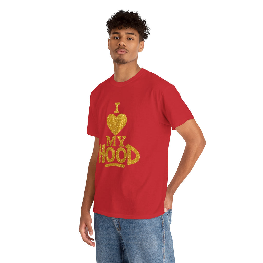 I Heart My Hood T-Shirt — USWE Graffiti Gold