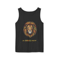 Regal Lion Head tank top | In Us We Trust text