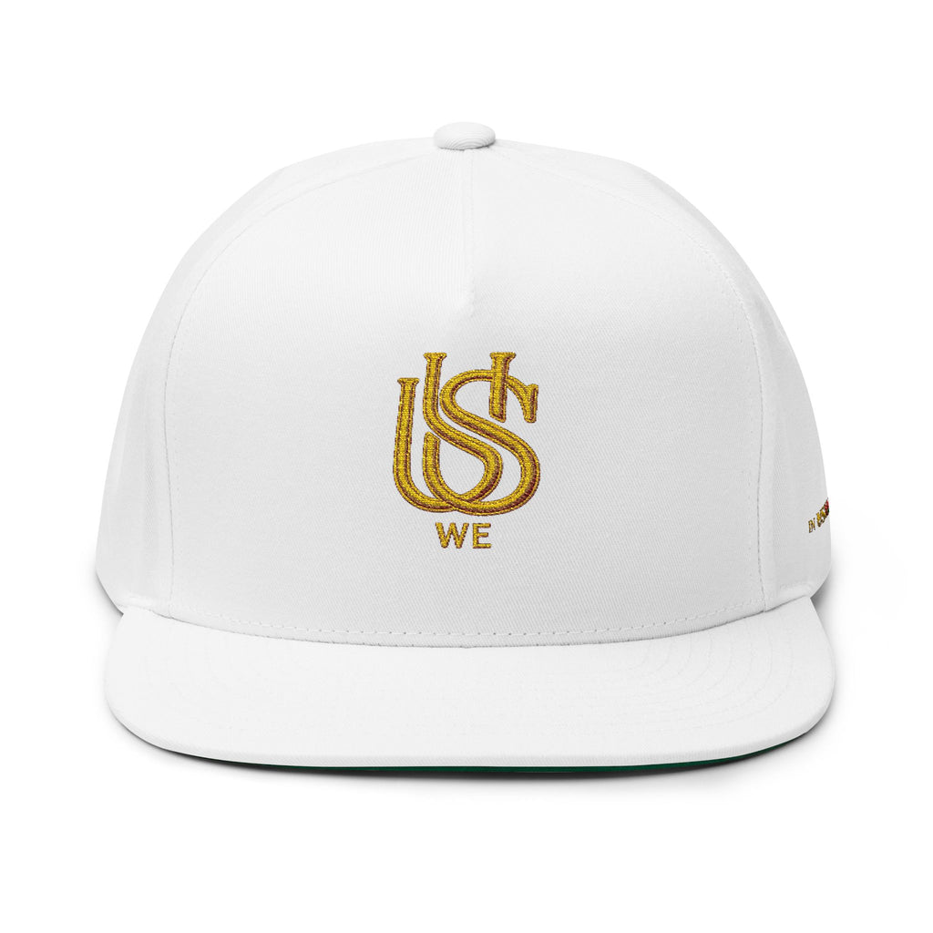 IN USWE Trust Sovereign embroidered flat bill cap | patriotic snapback