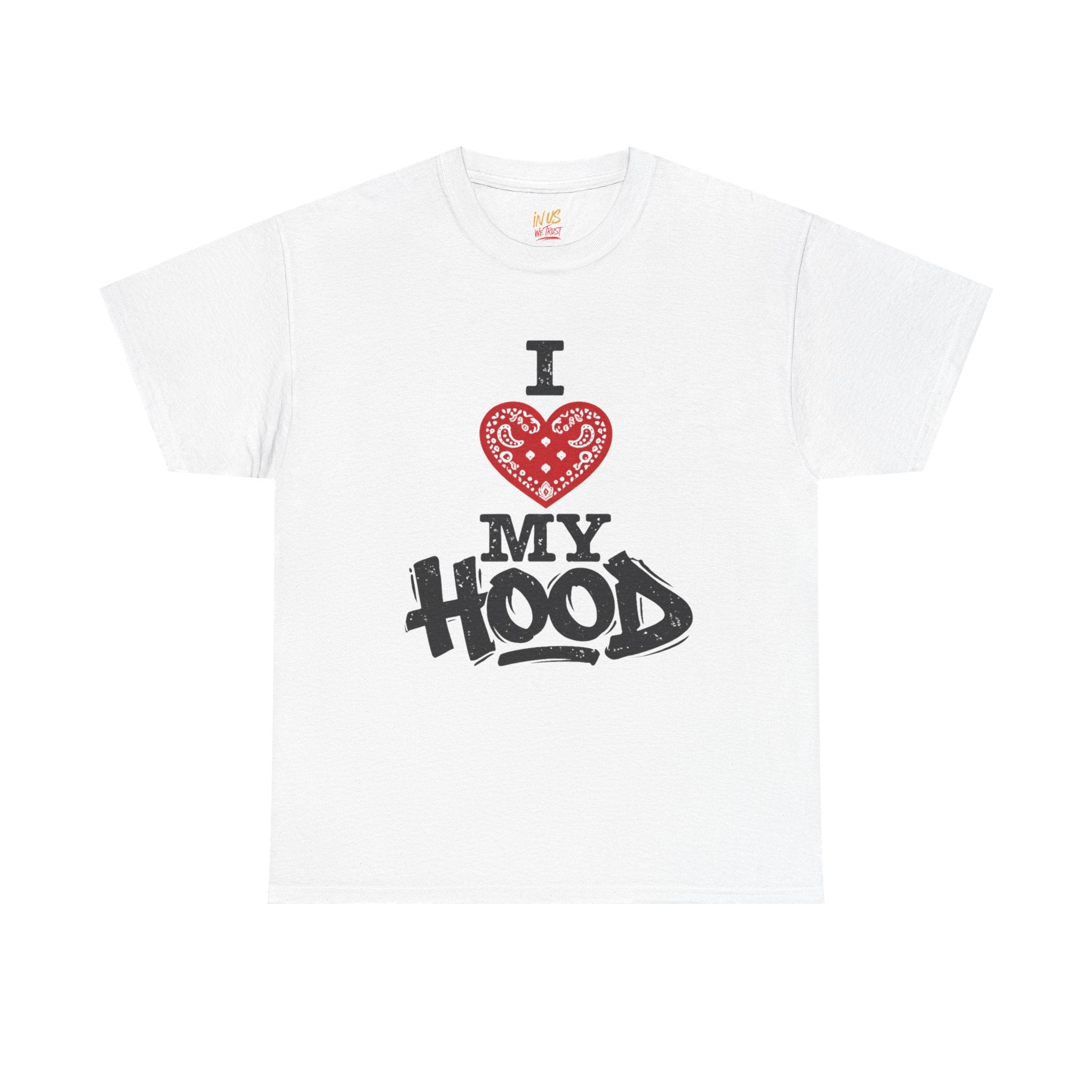I Heart My Hood Red PaisleyT-Shirt — USWE Grafitti