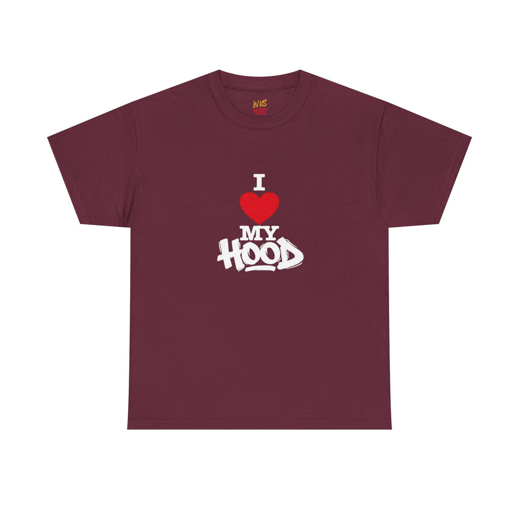 I Heart My Hood T-Shirt Wht Txt — USWE Graffiti