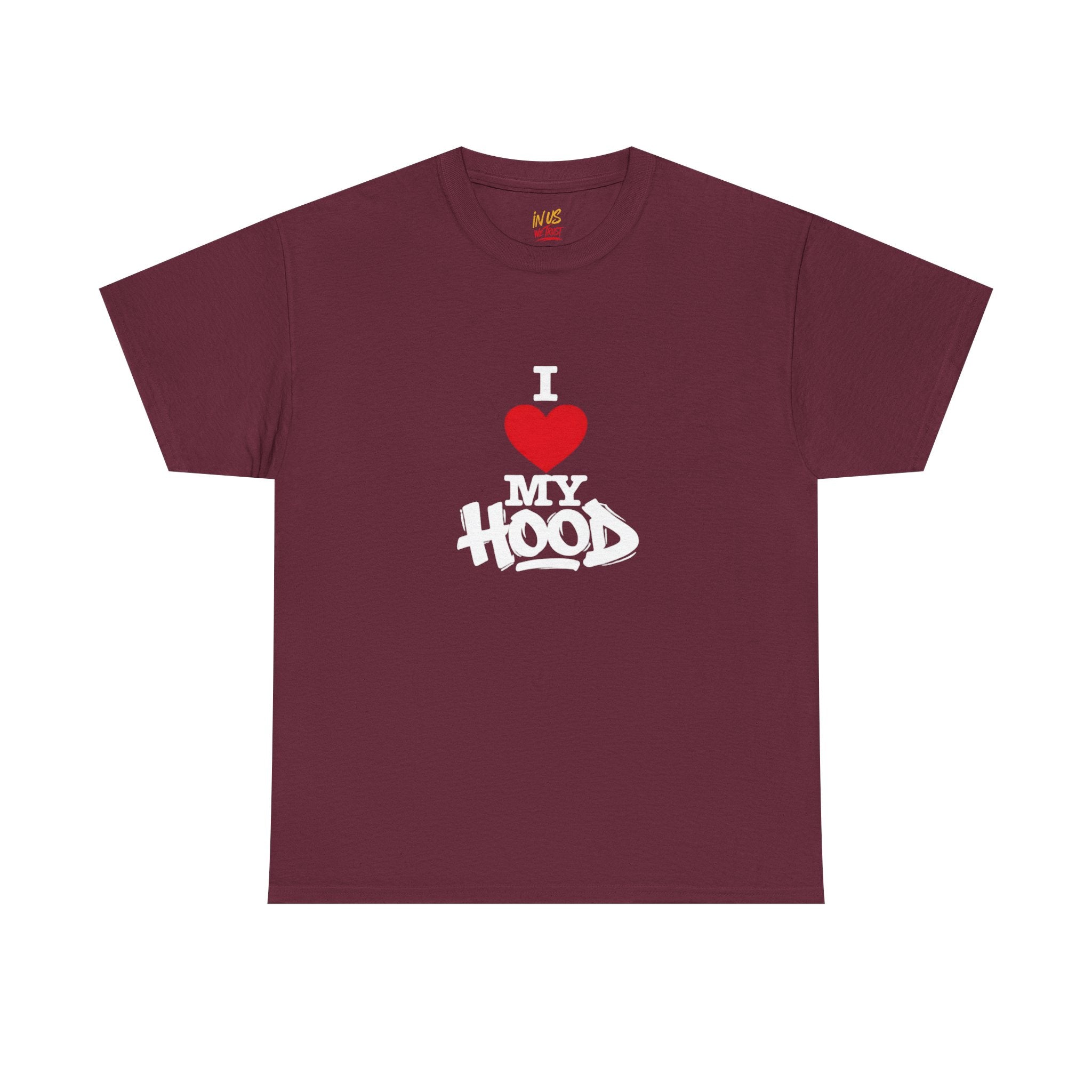 I Heart My Hood T-Shirt Wht Txt — USWE Graffiti