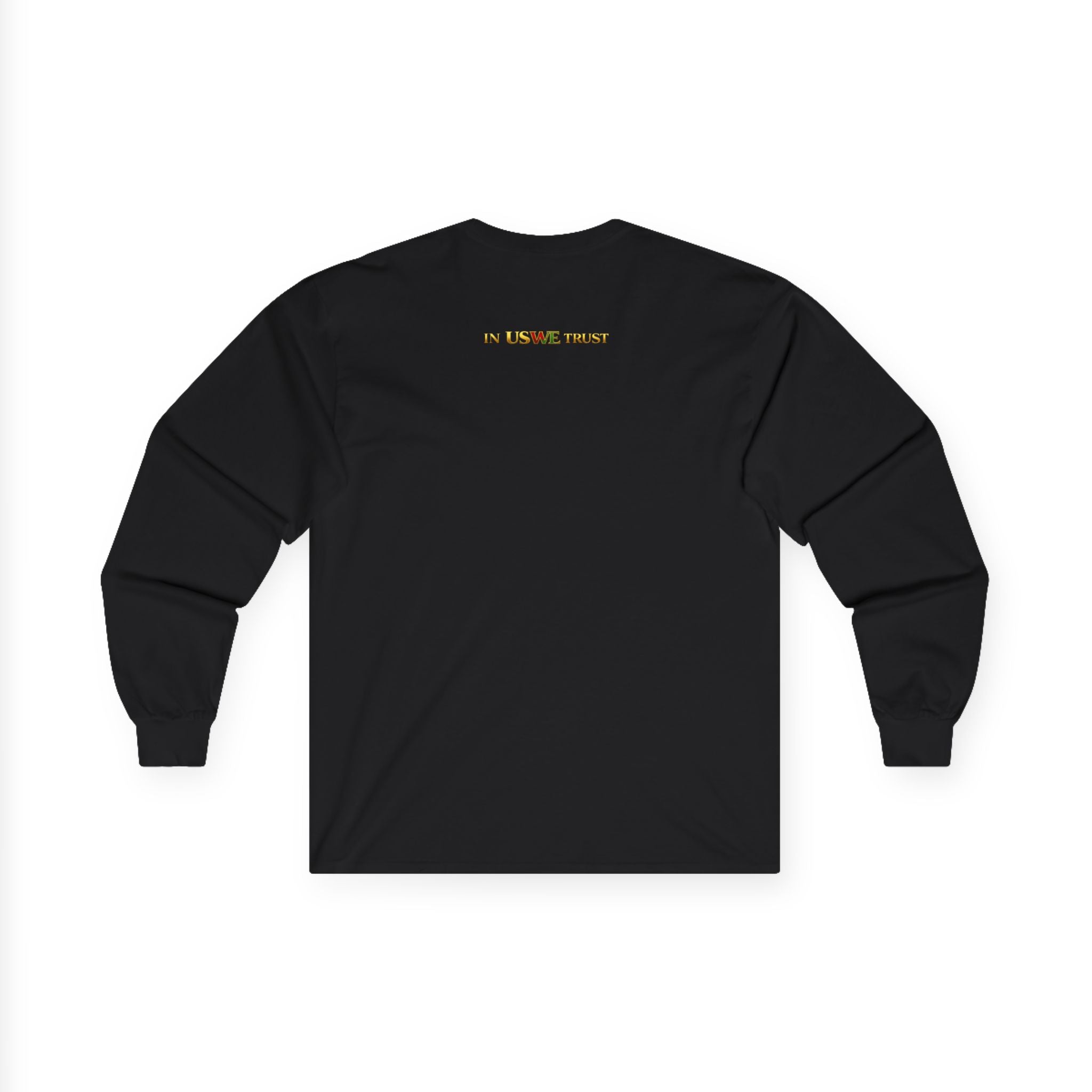 In USWE Trust Coin Graphic Long Sleeve Tee | Vintage Token Design