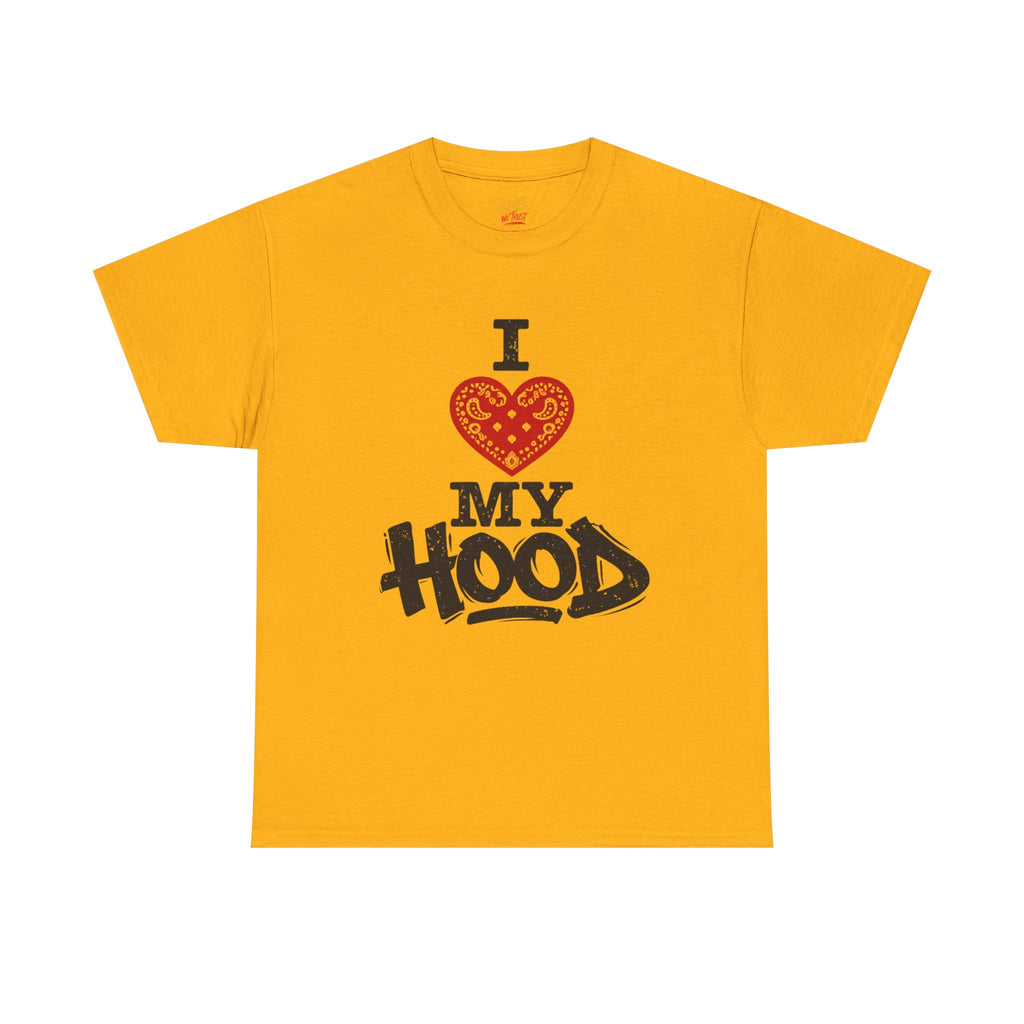 I Heart My Hood Red PaisleyT-Shirt — USWE Grafitti