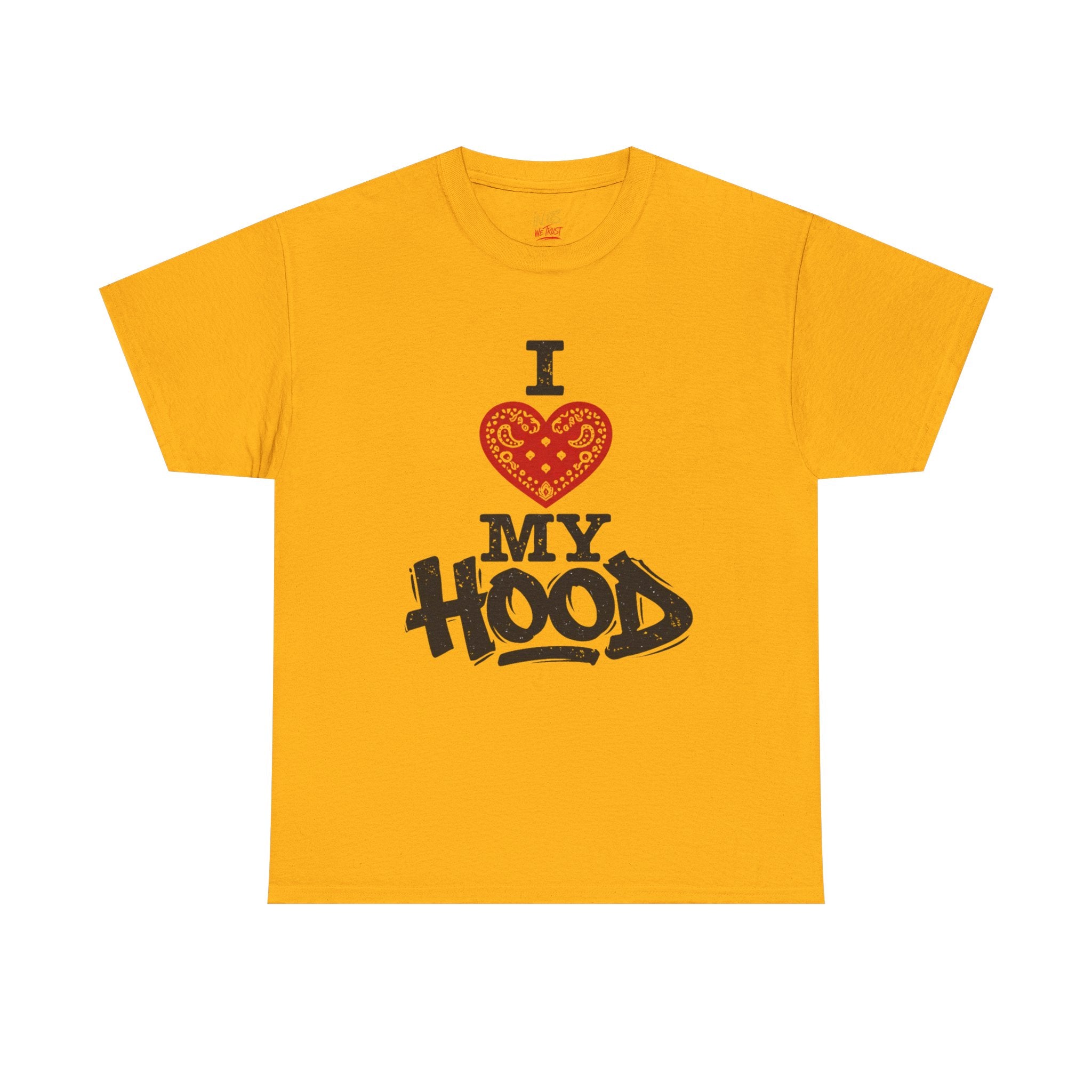 I Heart My Hood Red PaisleyT-Shirt — USWE Grafitti