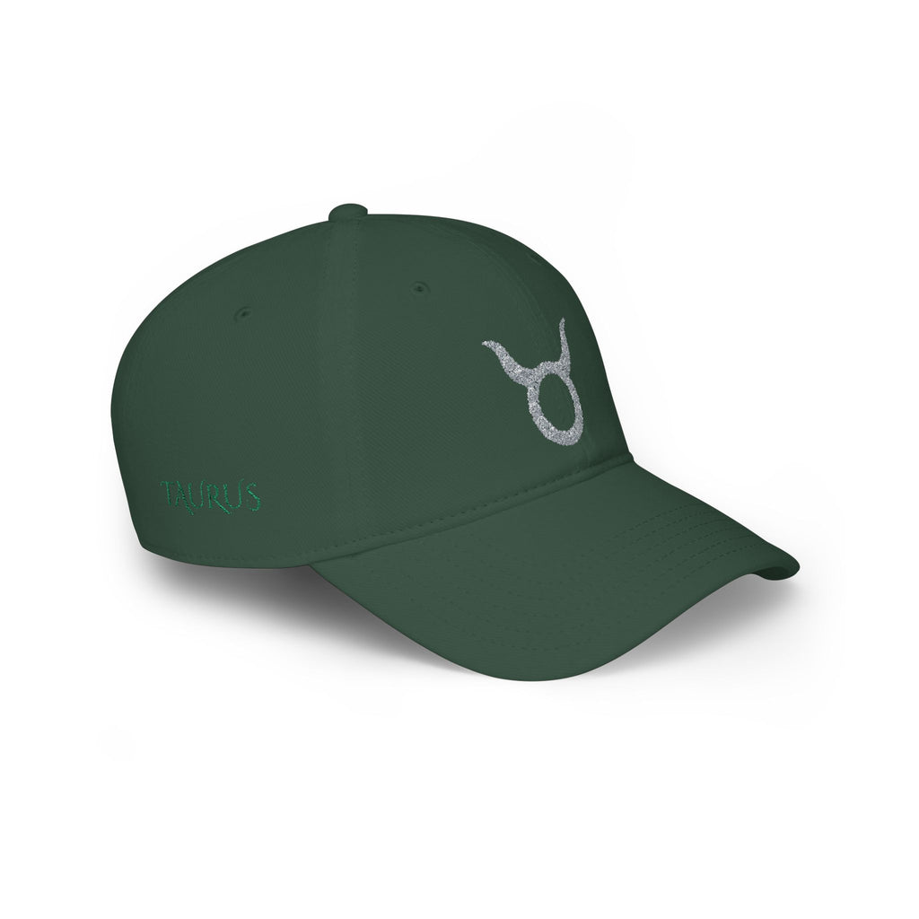USWE Ecliptik Taurus Zodiac Baseball Cap — Glitter Bull Symbol Low-Profile Hat