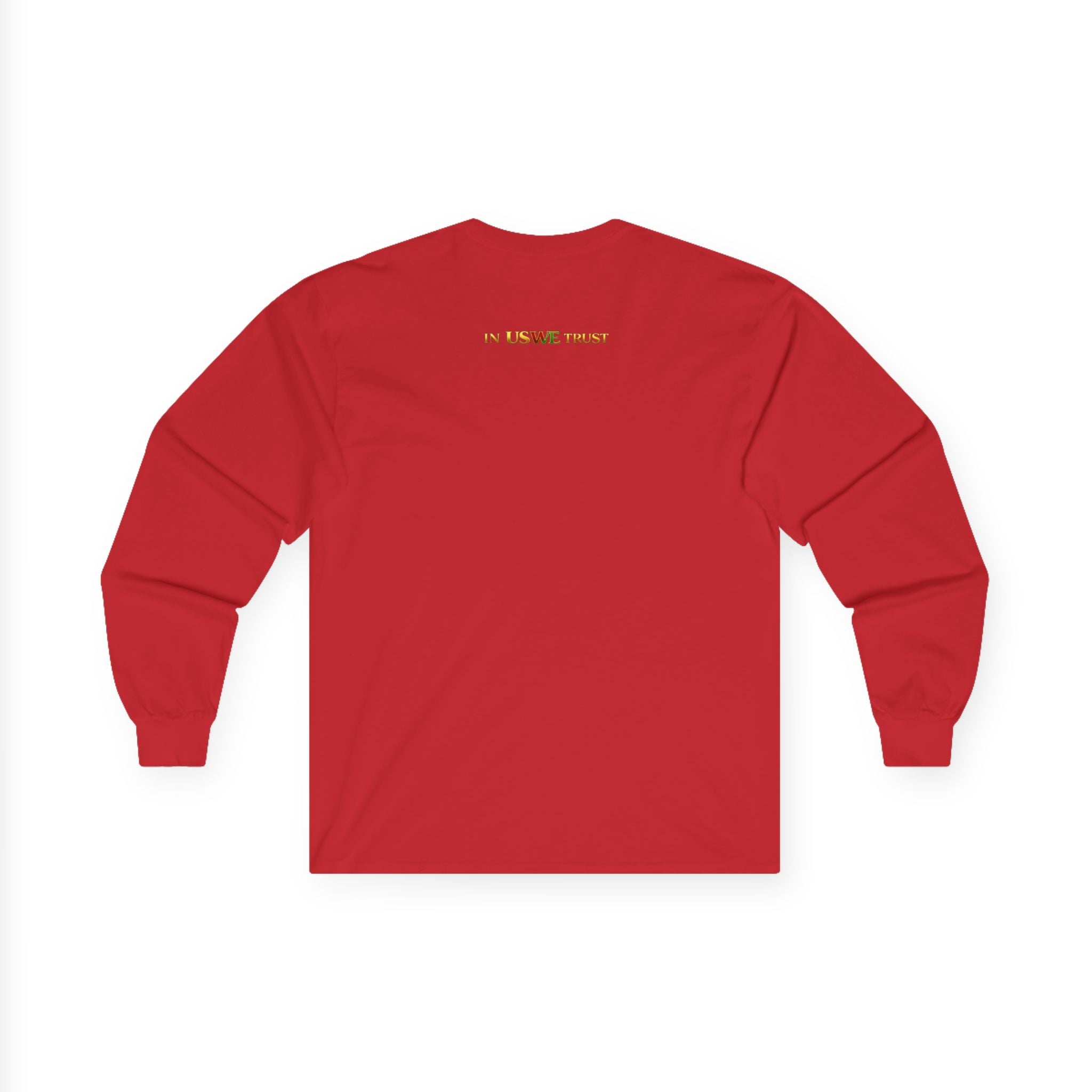 In USWE Trust Coin Graphic Long Sleeve Tee | Vintage Token Design
