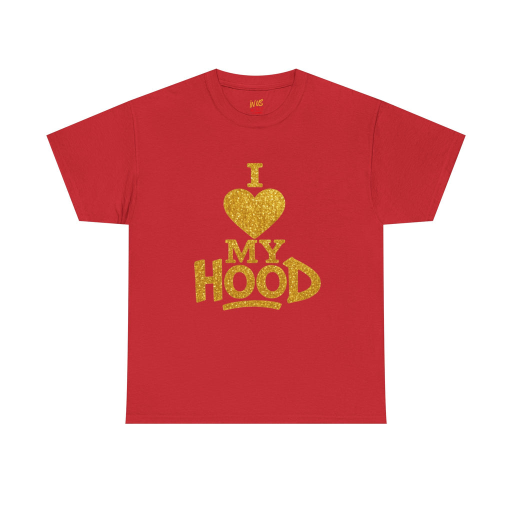 I Heart My Hood T-Shirt — USWE Graffiti Gold