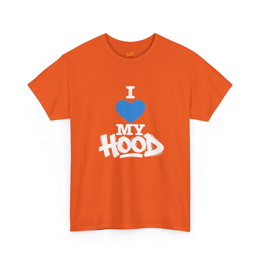 I Love My Hood T-Shirt — USWE Grafitti Blue Heart