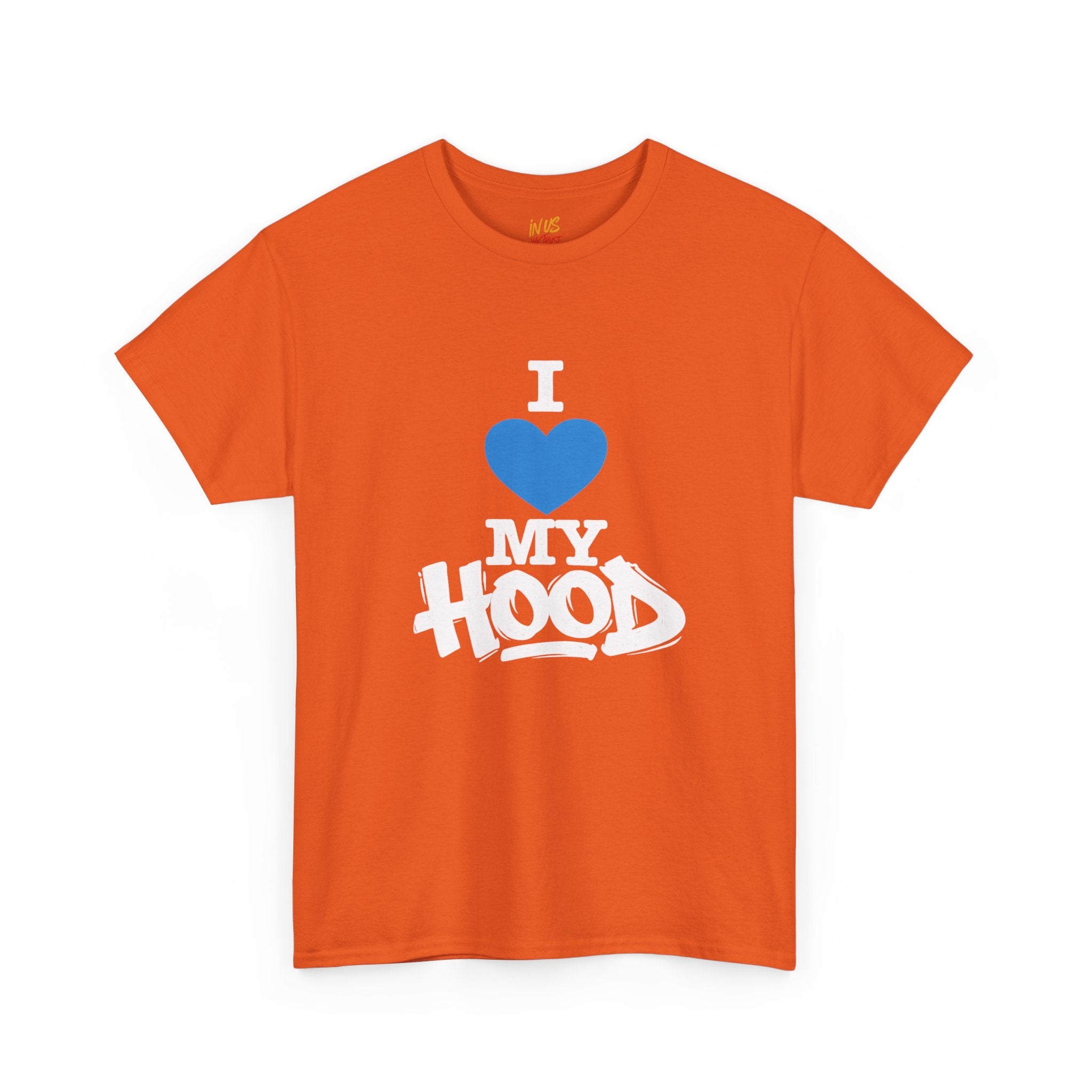 I Love My Hood T-Shirt — USWE Grafitti Blue Heart